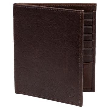 Portefeuille Montreal 13 emplacements en cuir marron RFID Portefeuille Montreal 13 emplacements en cuir marron RFID
