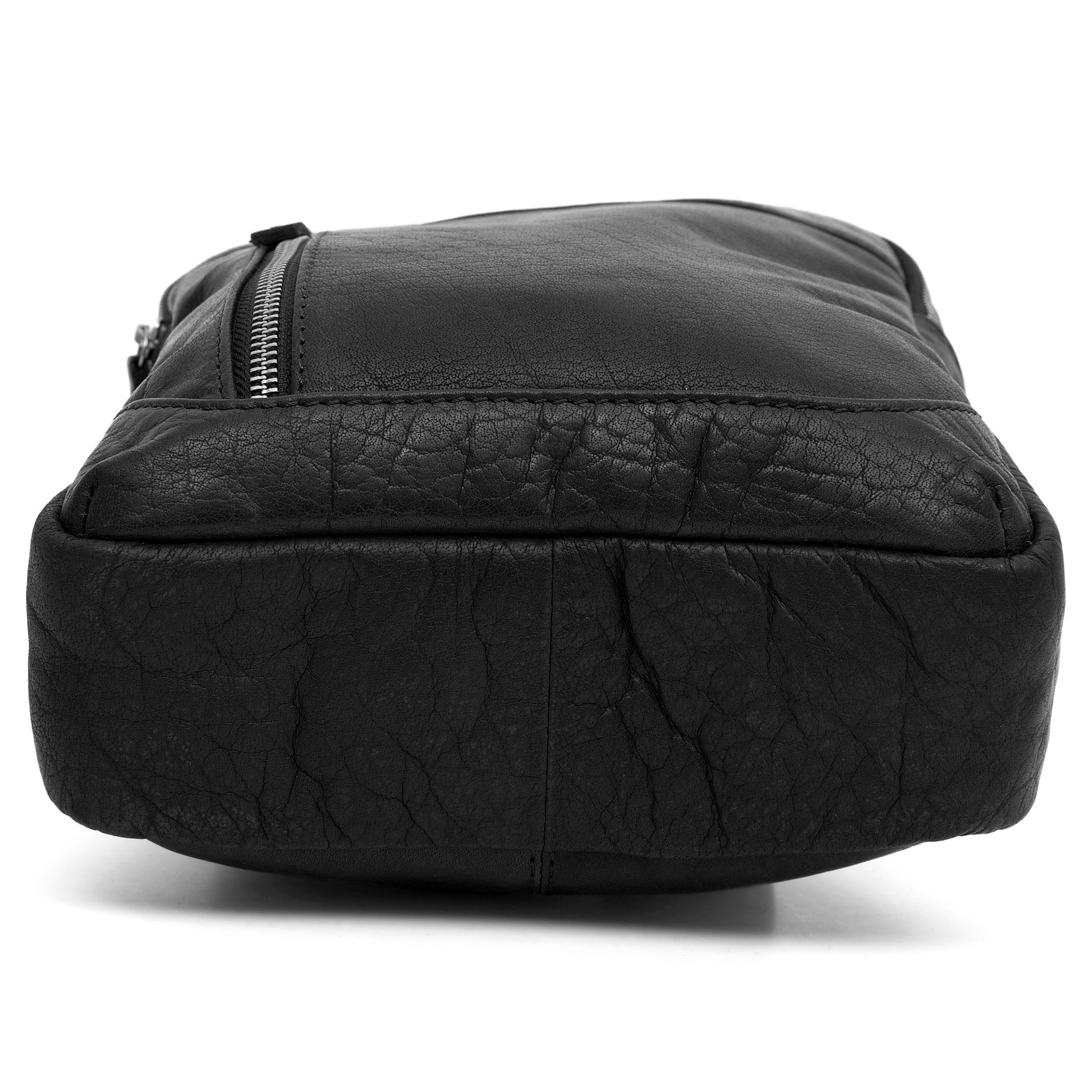 Montreal Mini Svart Axelväska i Läder - 6