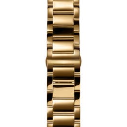 Correa de reloj de acero inoxidable en tono oro rosa de 18 mm - De liberación rápida