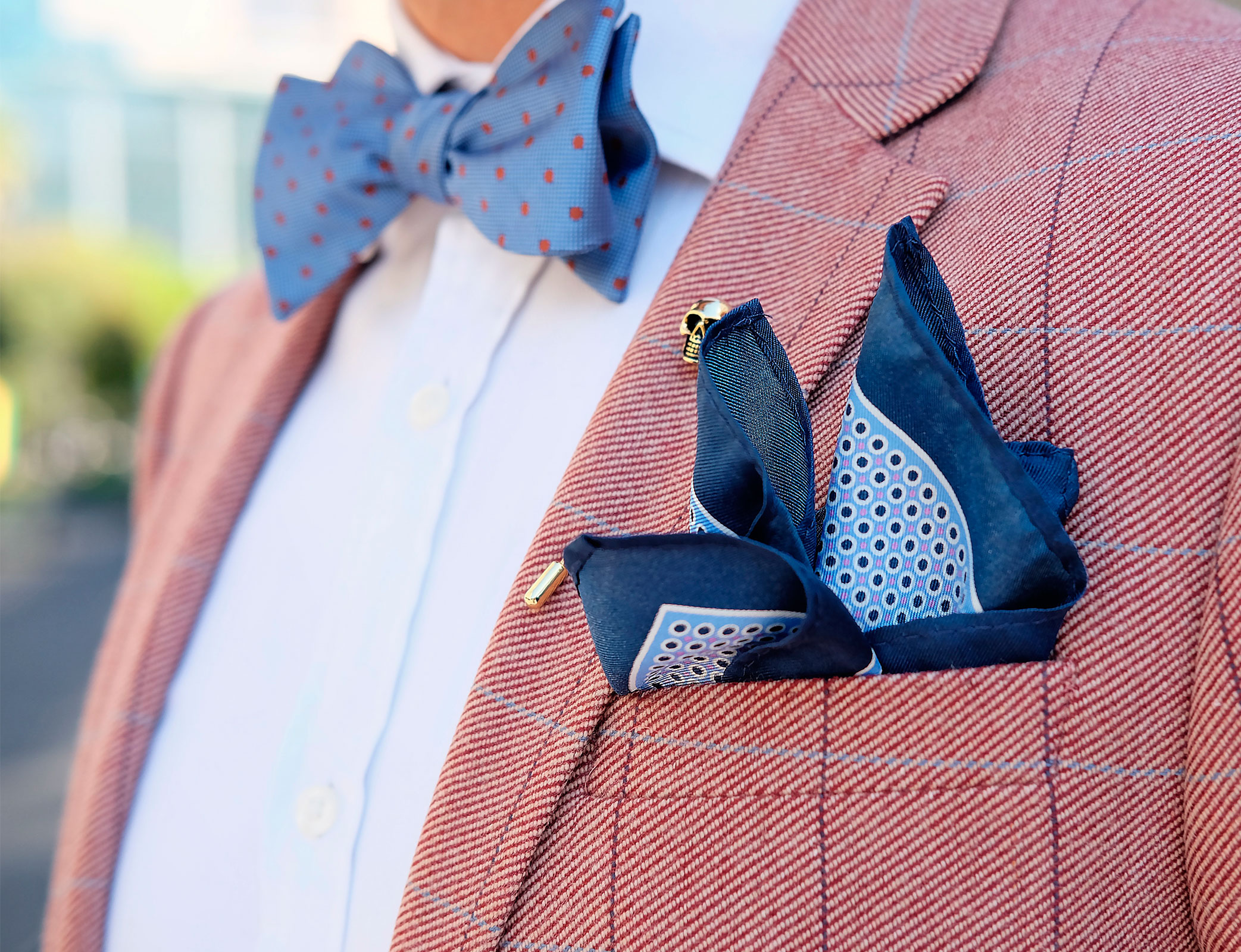 Papillon da annodare a pois - 4