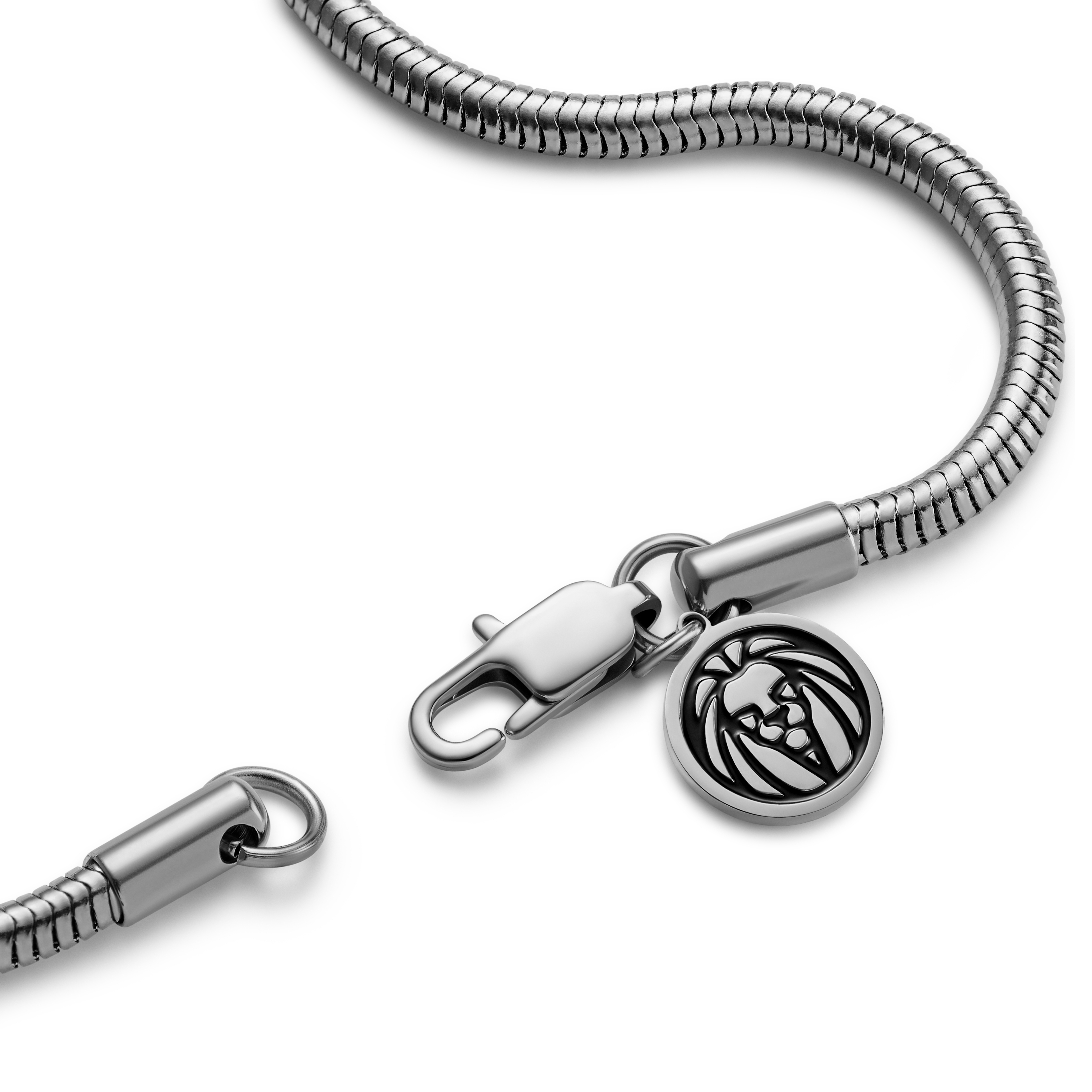 Essentials | 3 mm Silver-Tone Snake Chain Bracelet | In
