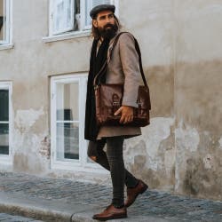 Boston Grey Fido Flat Cap Fawler 30 day return policy