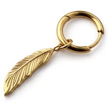 Men's Gold Hoop Earrings