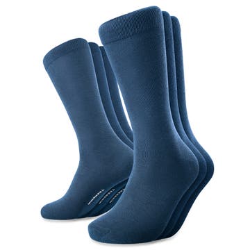 FreeFeel | Set van 3 paar hemelsblauwe bamboe sokken FreeFeel | Set van 3 paar hemelsblauwe bamboe sokken