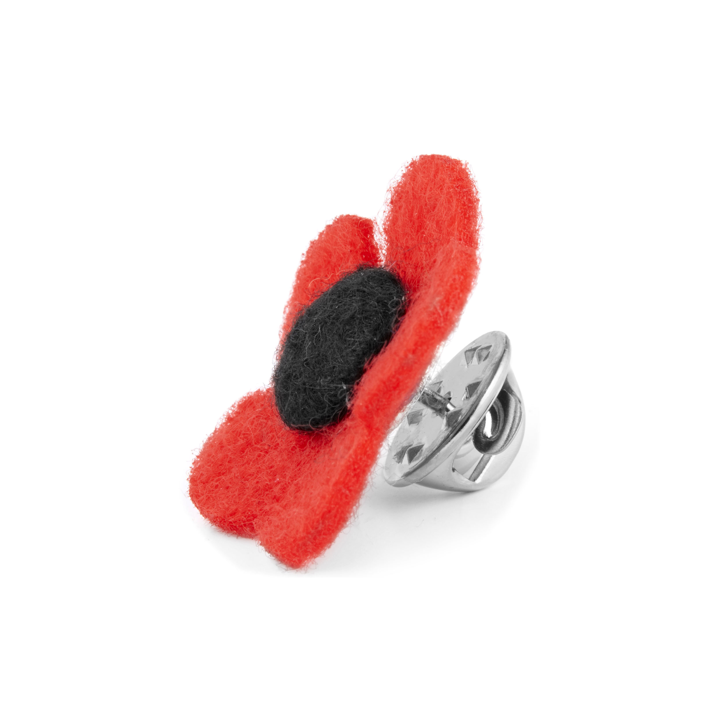 Speld met Rood en Zwart Bloemmotief - 2