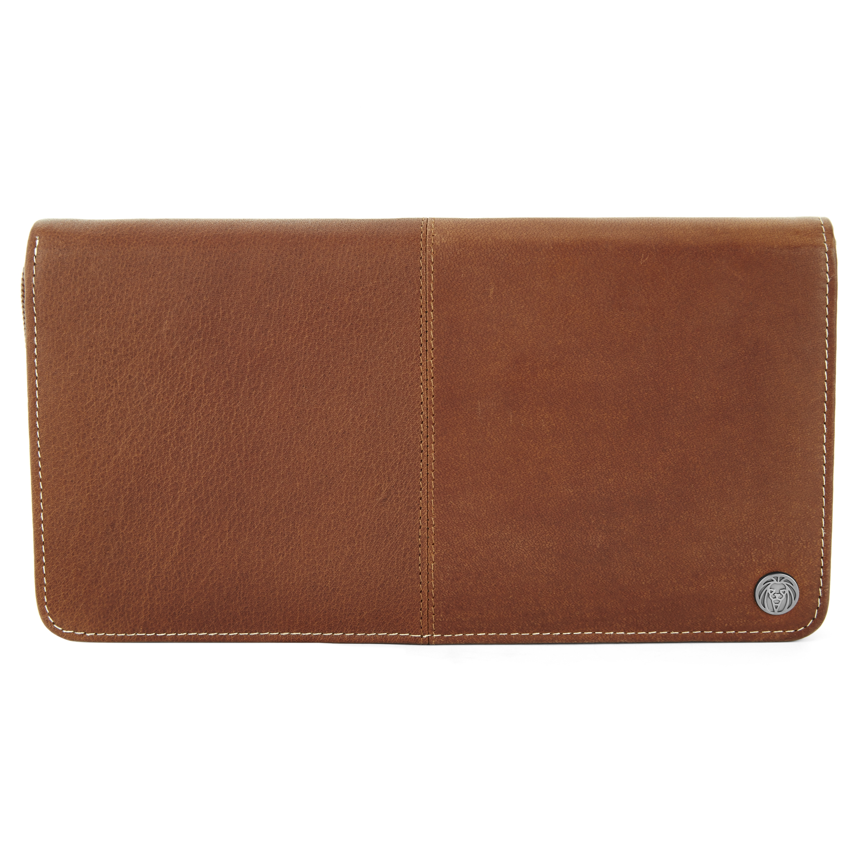 Oxford Large Tan Travel Leather Wallet - 3