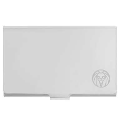 Silver-Tone Stainless Steel Card Holder Silver-Tone Stainless Steel Card Holder