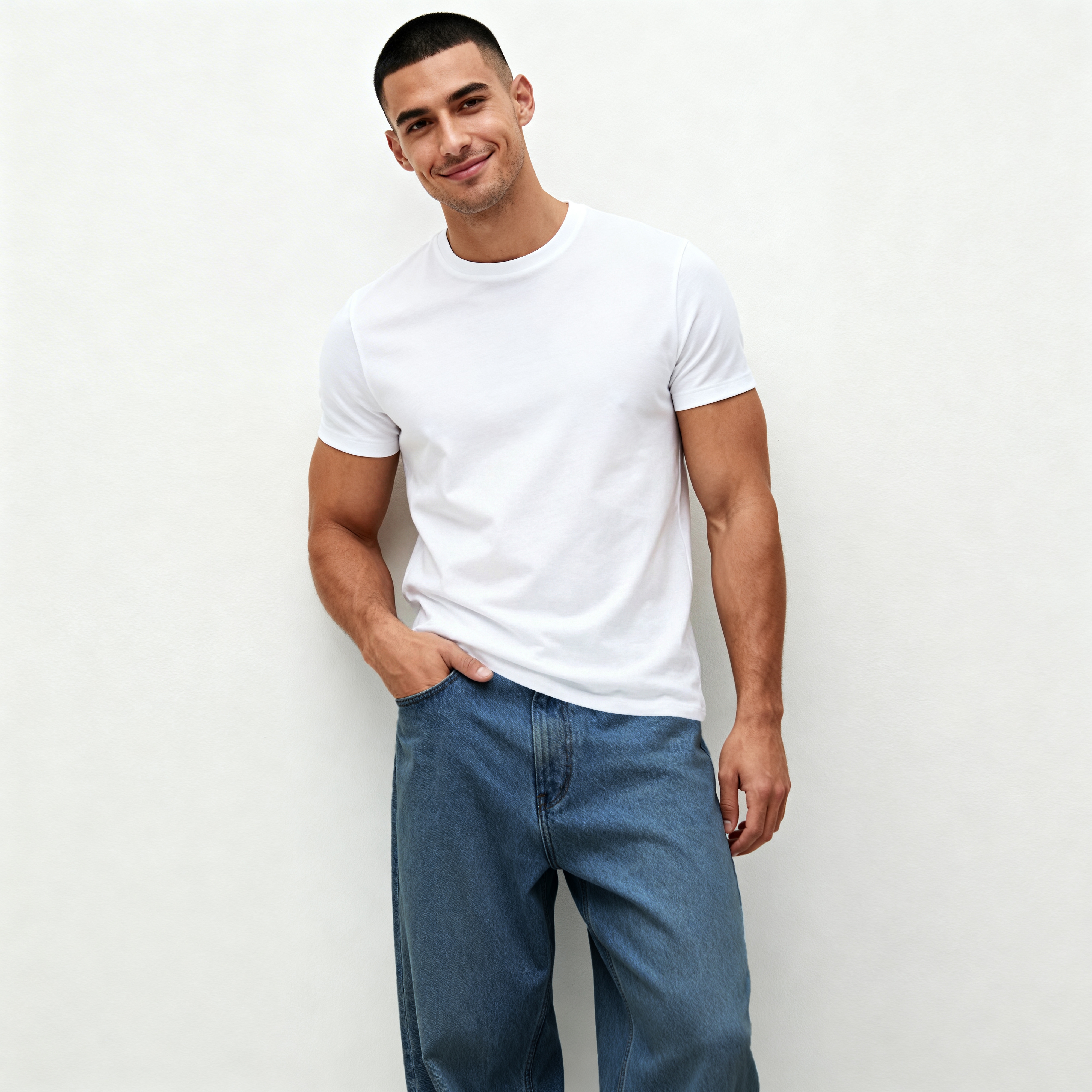 TrueFeel | Vit t-shirt i bomull - 3