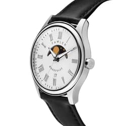 Imperator Silver-tone Stainless Steel Moonphase Watch In stock
