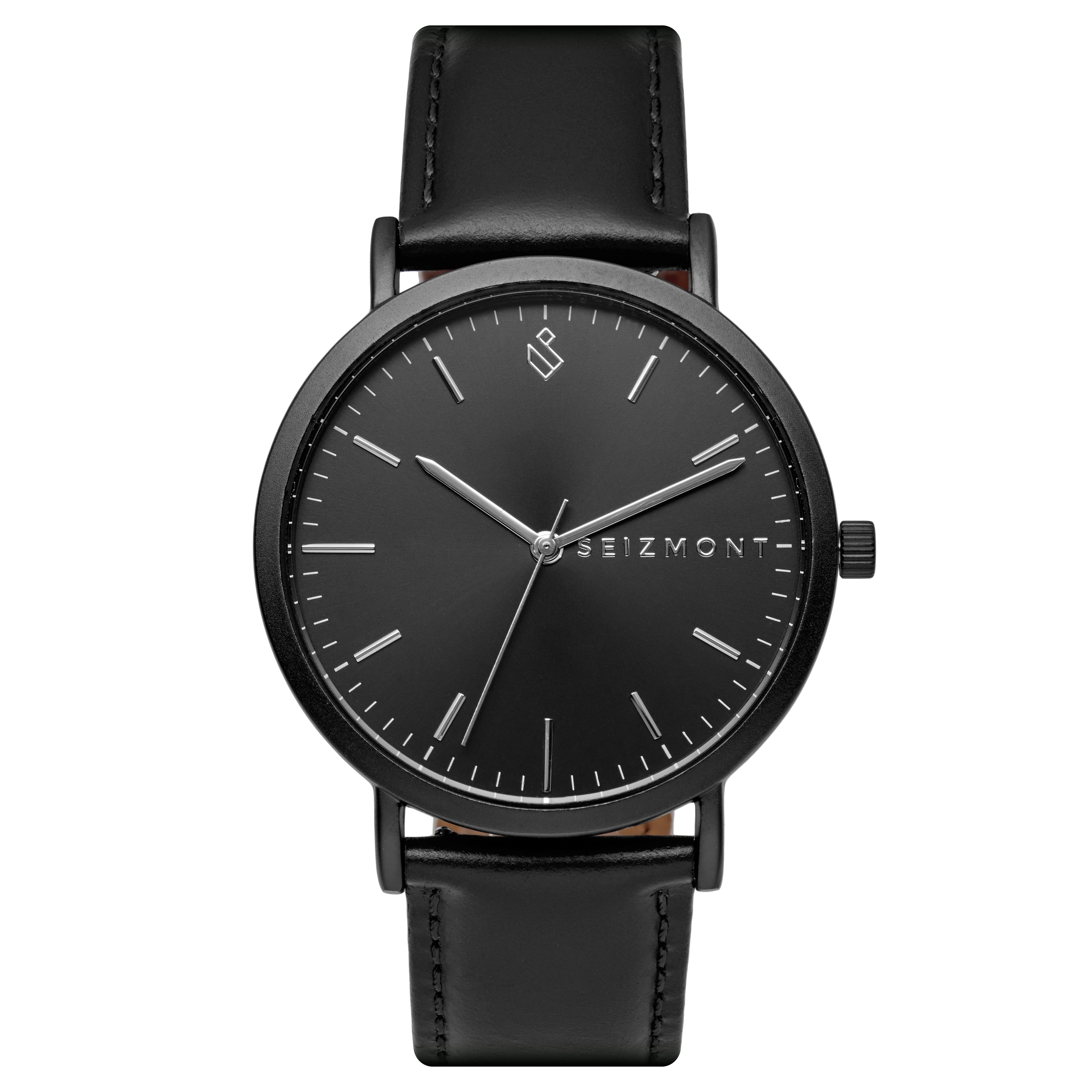 Black sales minimalist watch