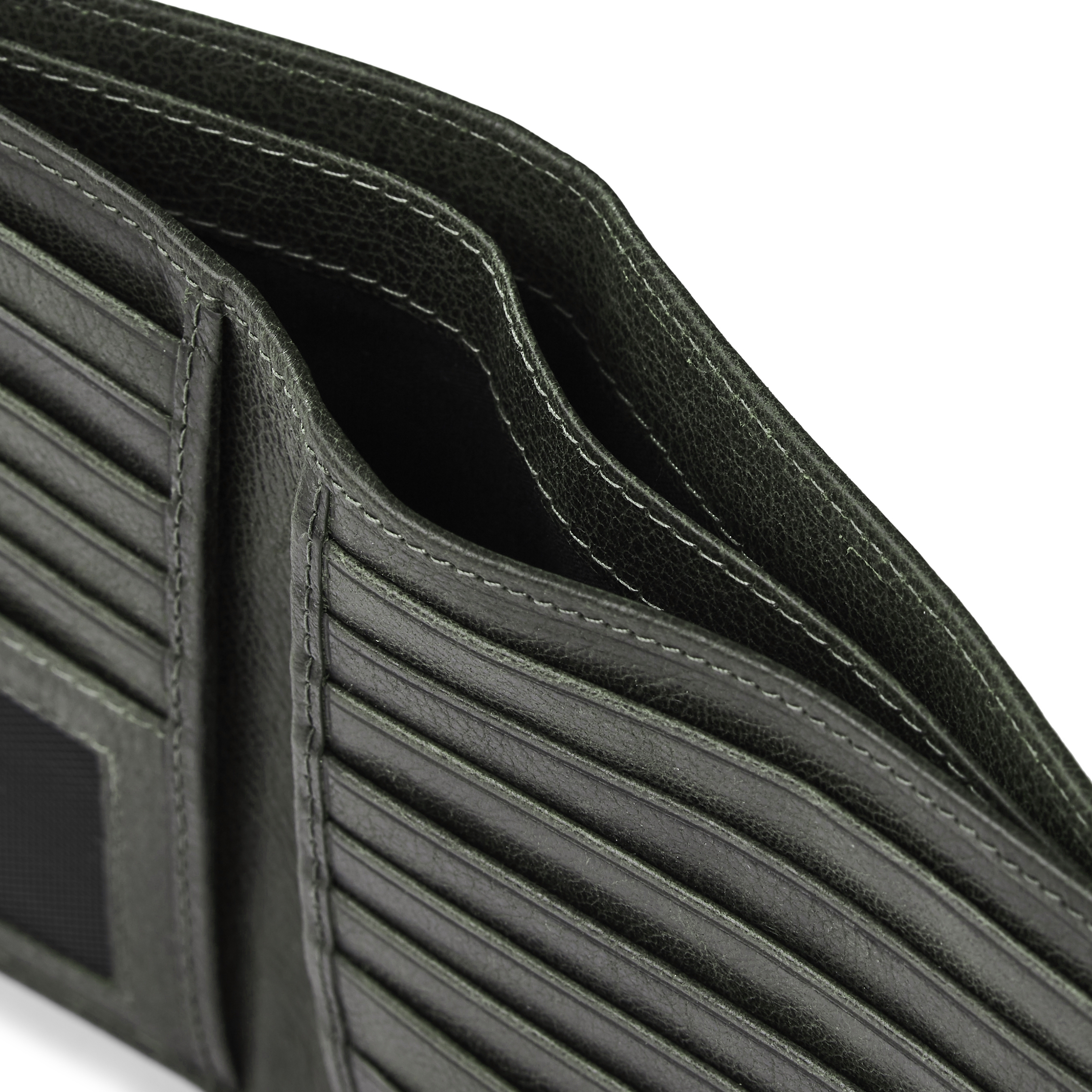 Licio 13 Slot Brown-Grey RFID Leather Wallet - 9