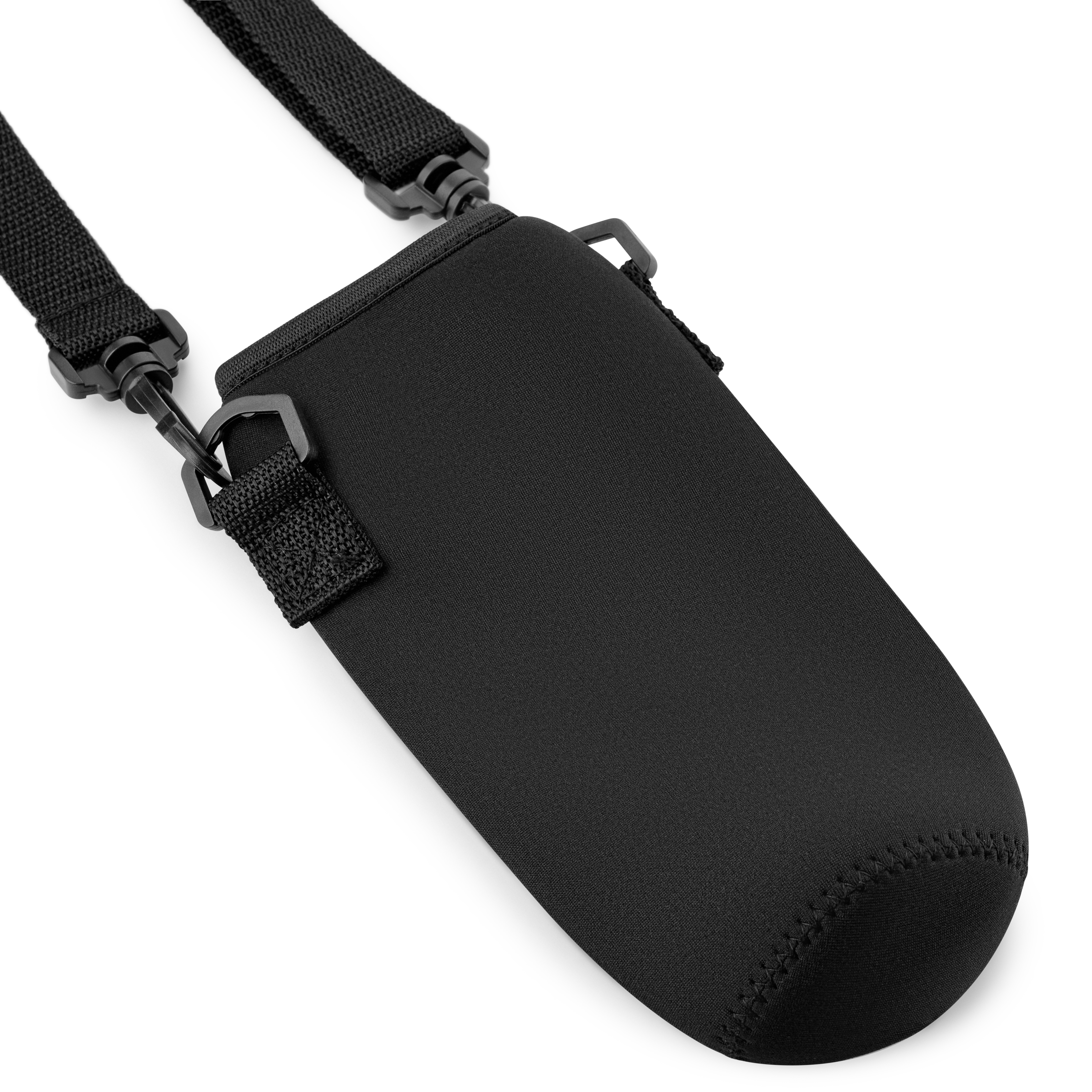Black Sporty Neoprene Bottle Holder | 750 ml - 2