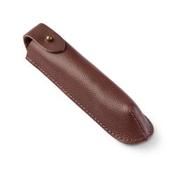 Pen Case | Dark Brown Leather | Small