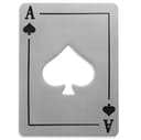 Ace | Silver-tone Ace of Spades Bottle Opener Ace | Silver-tone Ace of Spades Bottle Opener