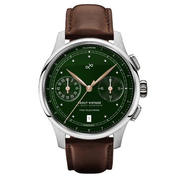 1934 Telechron | Surgical Steel & Green 1934 Telechron | Surgical Steel & Green