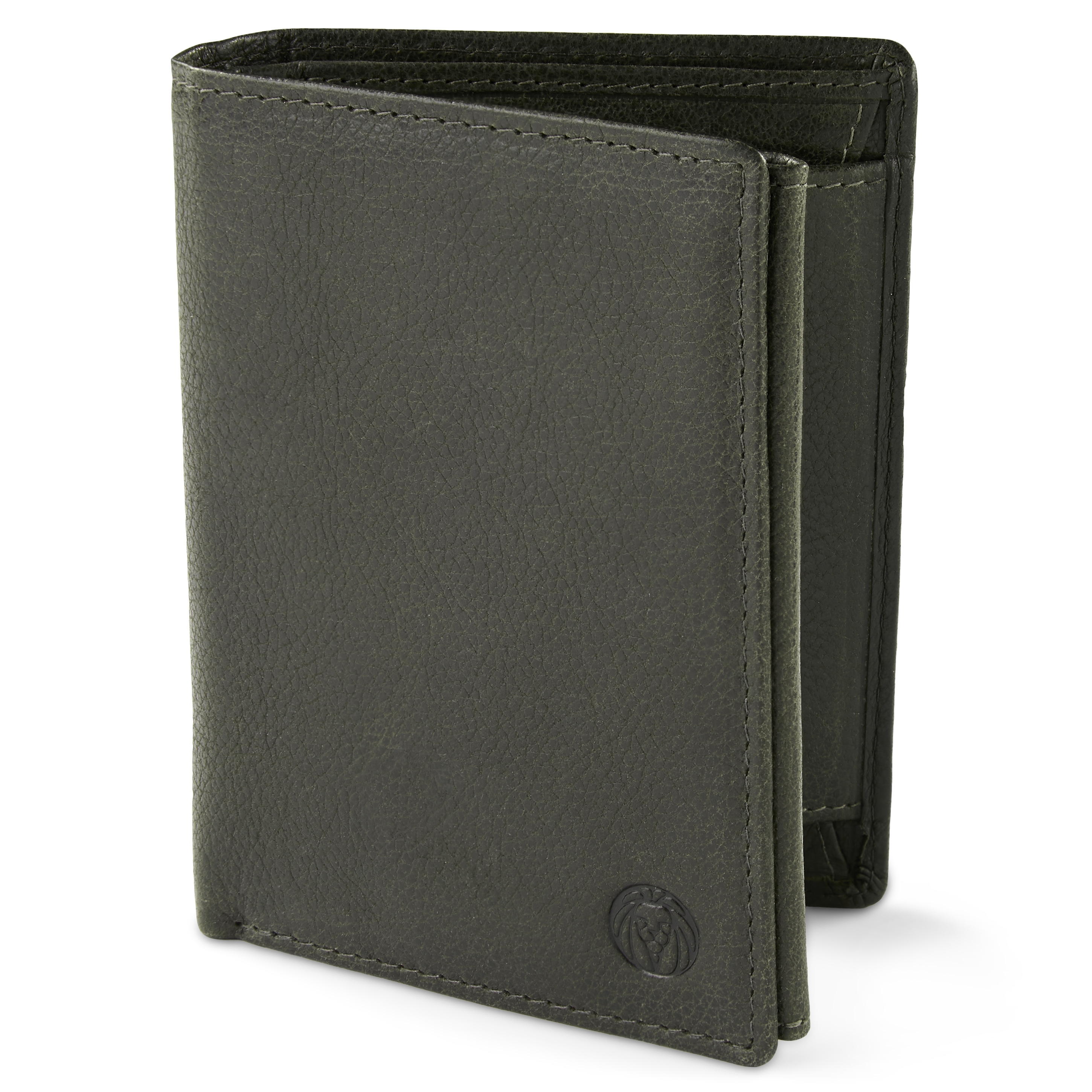 Licio Vintage Brown-Grey RFID Leather Wallet - 1