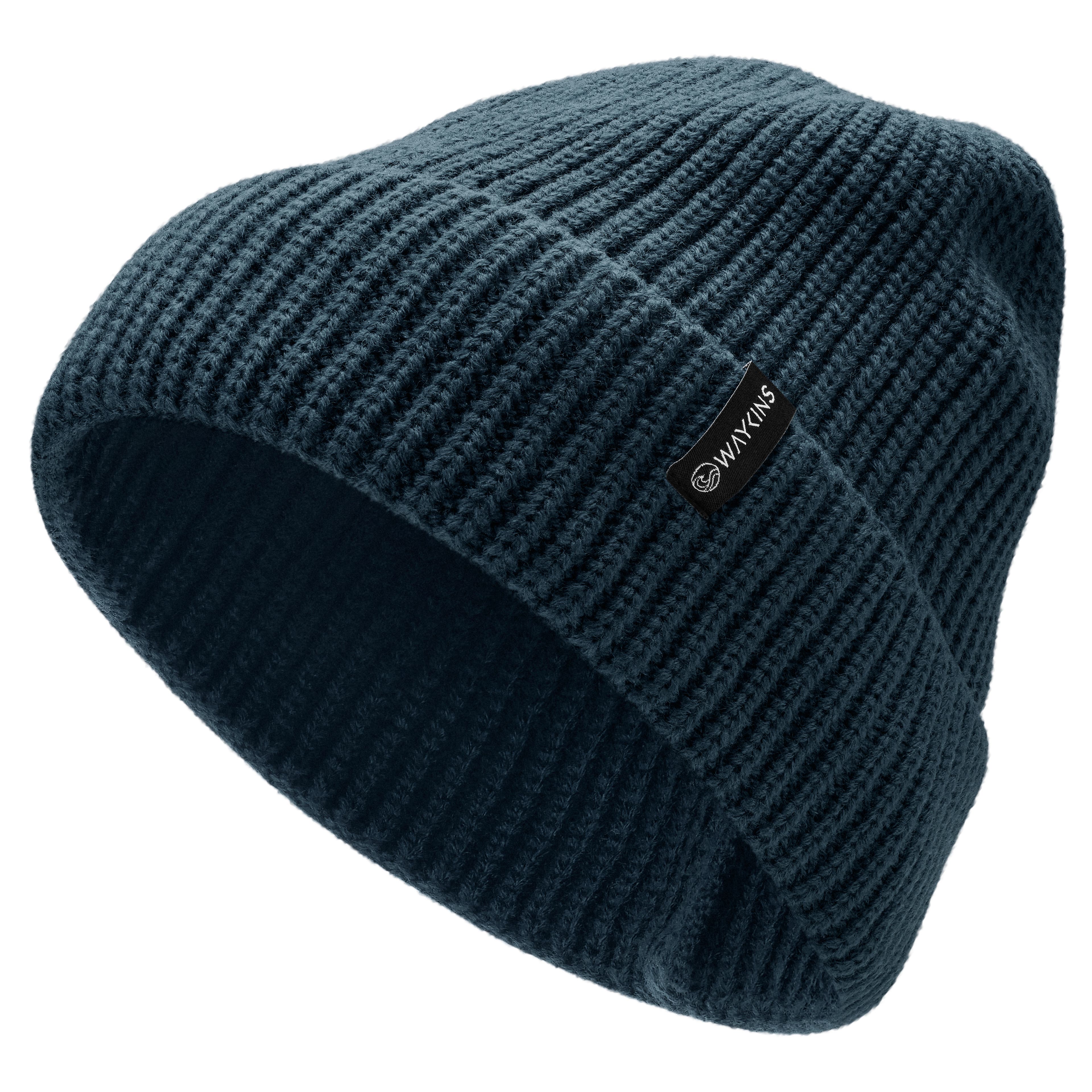 Baltic | Navy Rib Knitted Acrylic Beanie Baltic | Navy Rib Knitted Acrylic Beanie