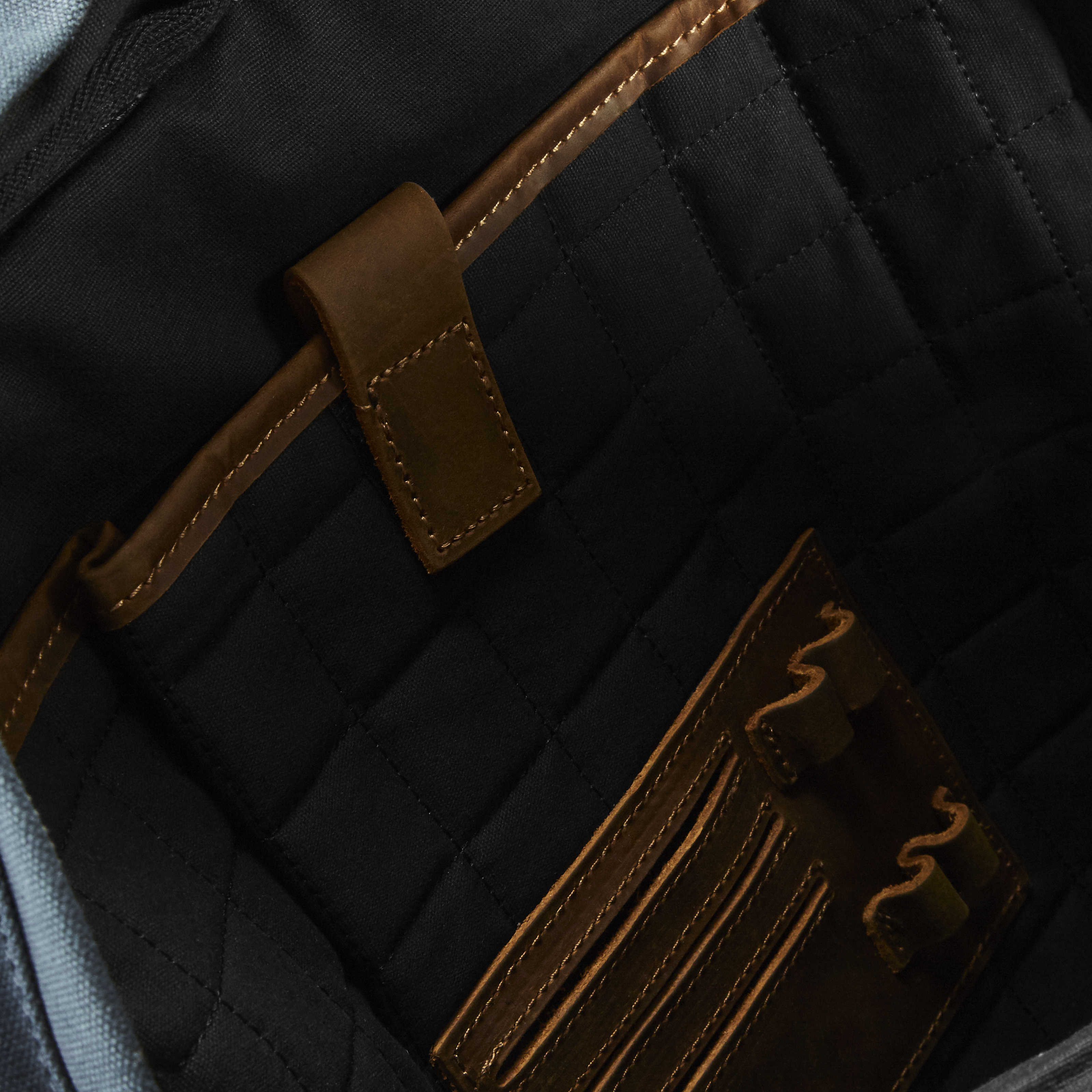 Sac à dos bleu et brun havane Tarpa Sawyer - 7