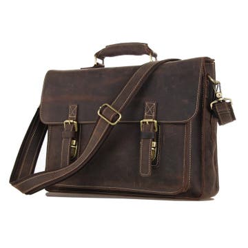 Marlano Dark Brown Leather Case