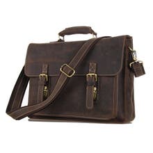 Messenger bagger i skinn for herrer