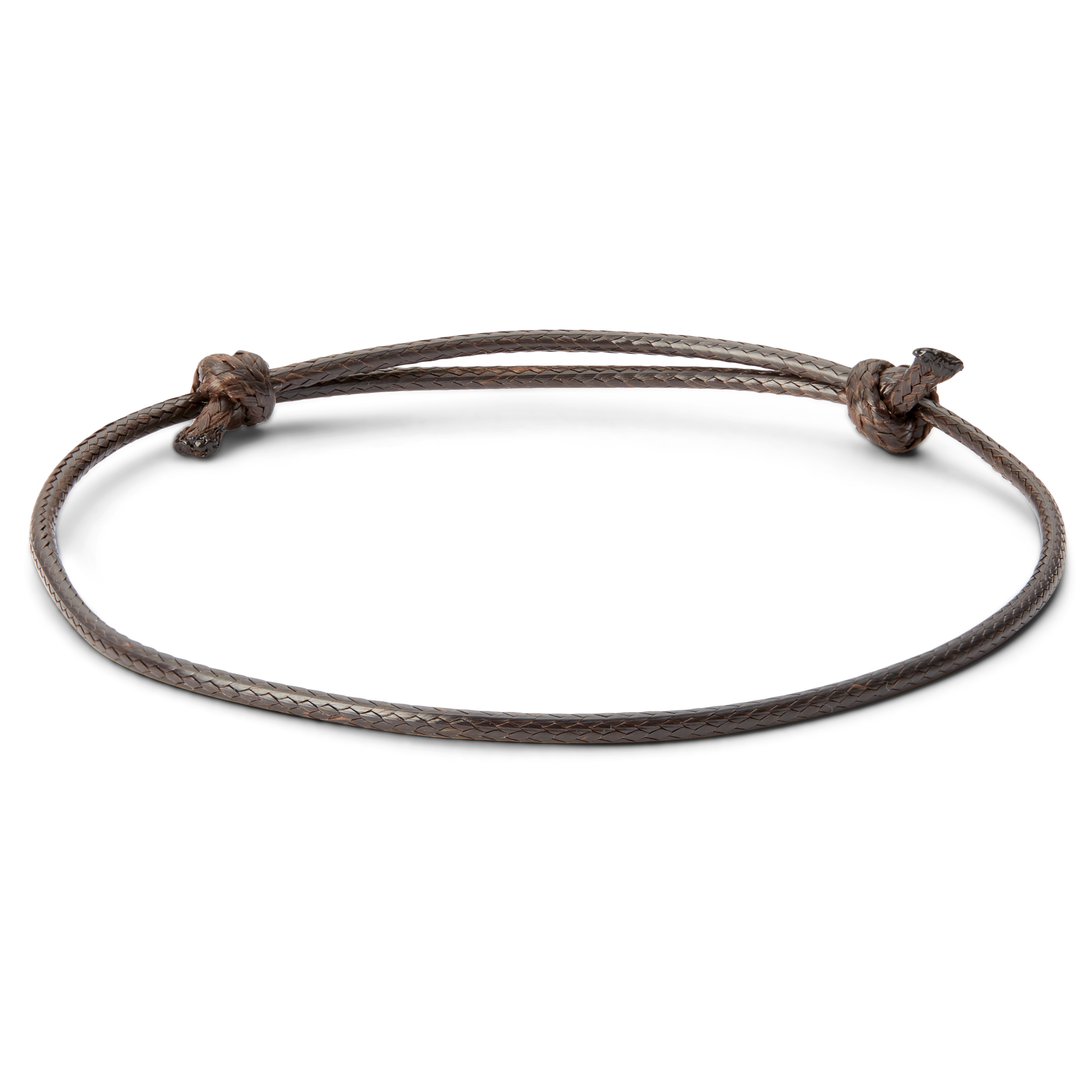 ブレスレット LABEL K BRAIDED FABRIC BRACELET (BR-TISSE_WHIFAMILYGANG) Black & Brown Braided Nylon Bracelet Set | In stock! | Waykins