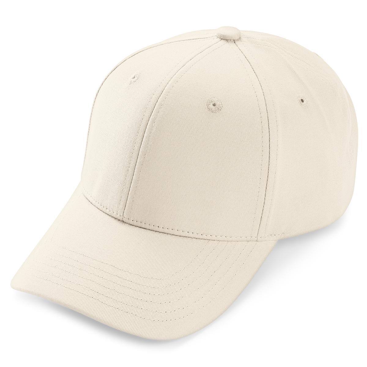 100% Cotton Premium Baseball Hat White 100% Cotton Premium Baseball Hat White