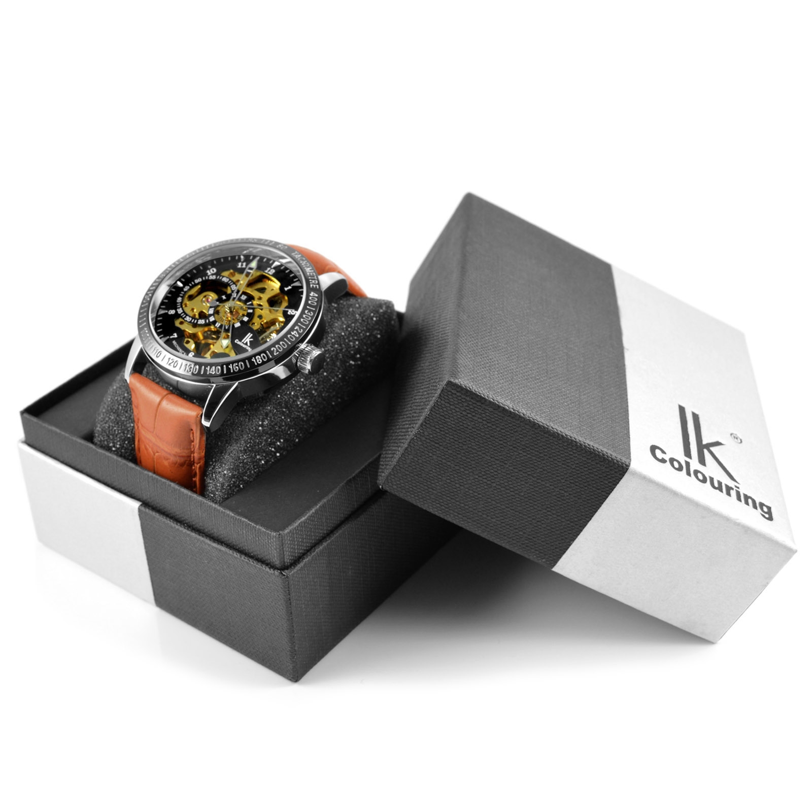 Brown Leather Rolat Watch - 6