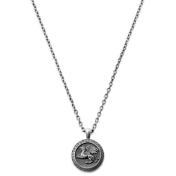 Obelius | Collier Griffon Tondo vintage argenté