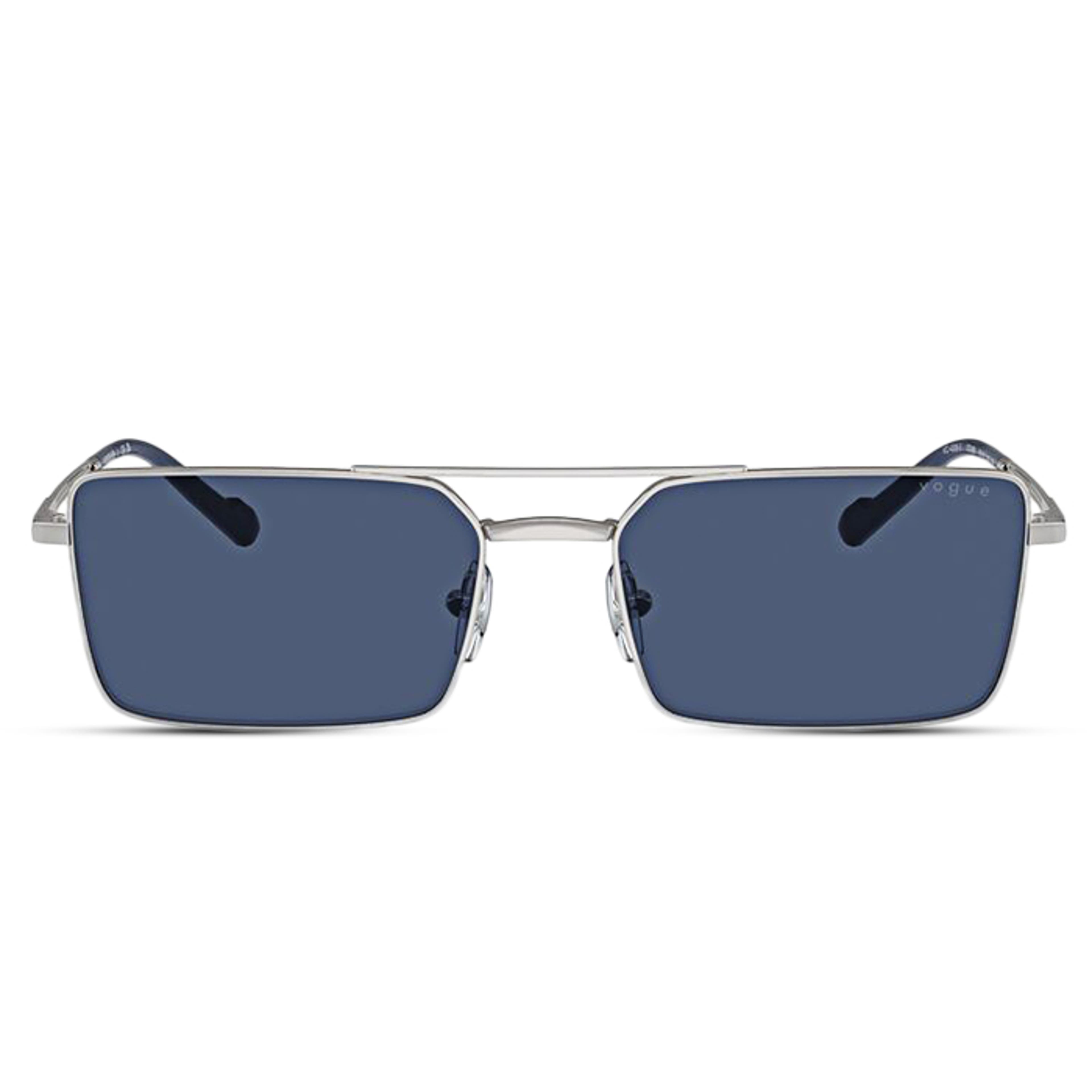 Rectangular Metal & Blue Sunglasses | Vogue 0VO4309S Rectangular Metal & Blue Sunglasses | Vogue 0VO4309S