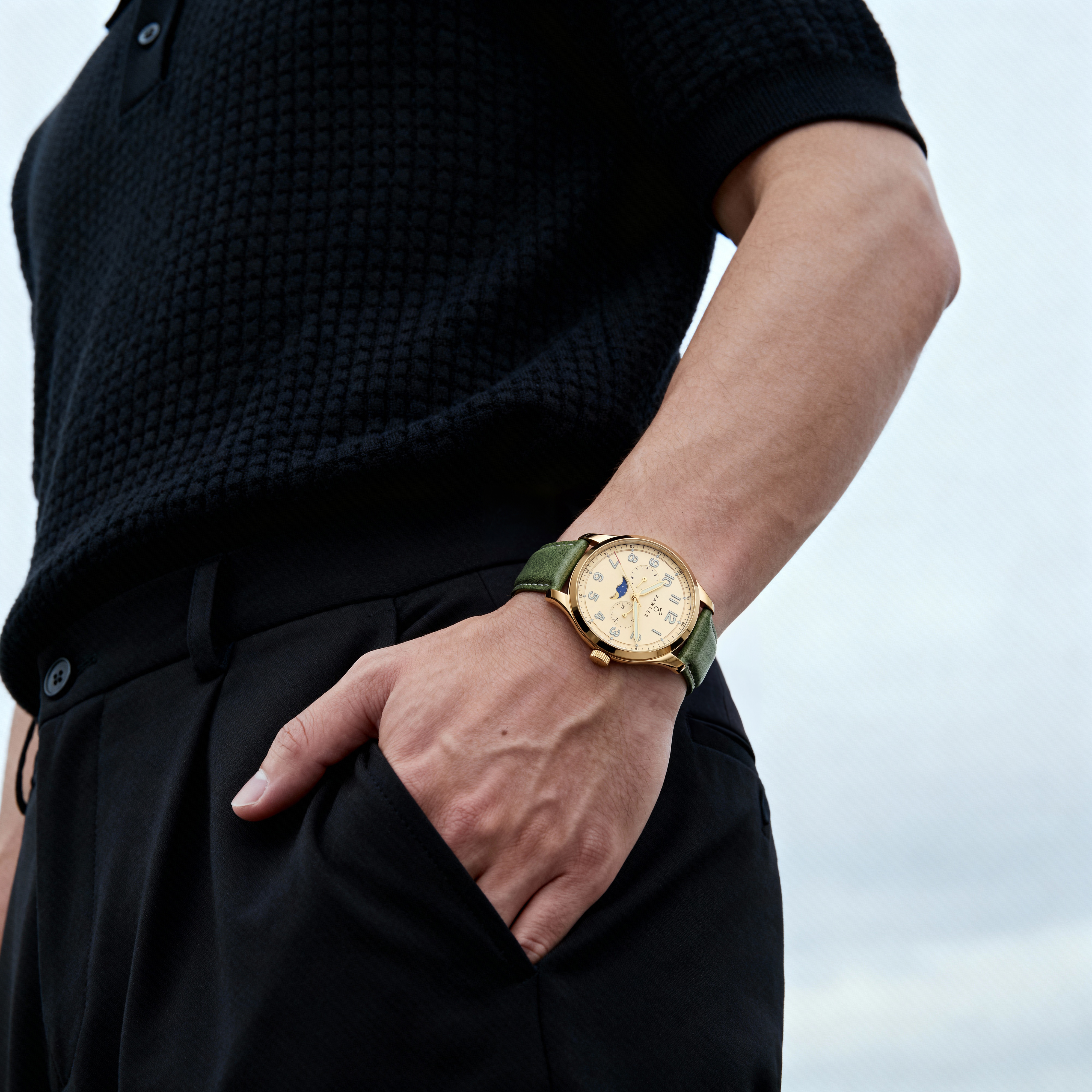 Zegarek z fazą Księżyca Faldo Orrin - 2