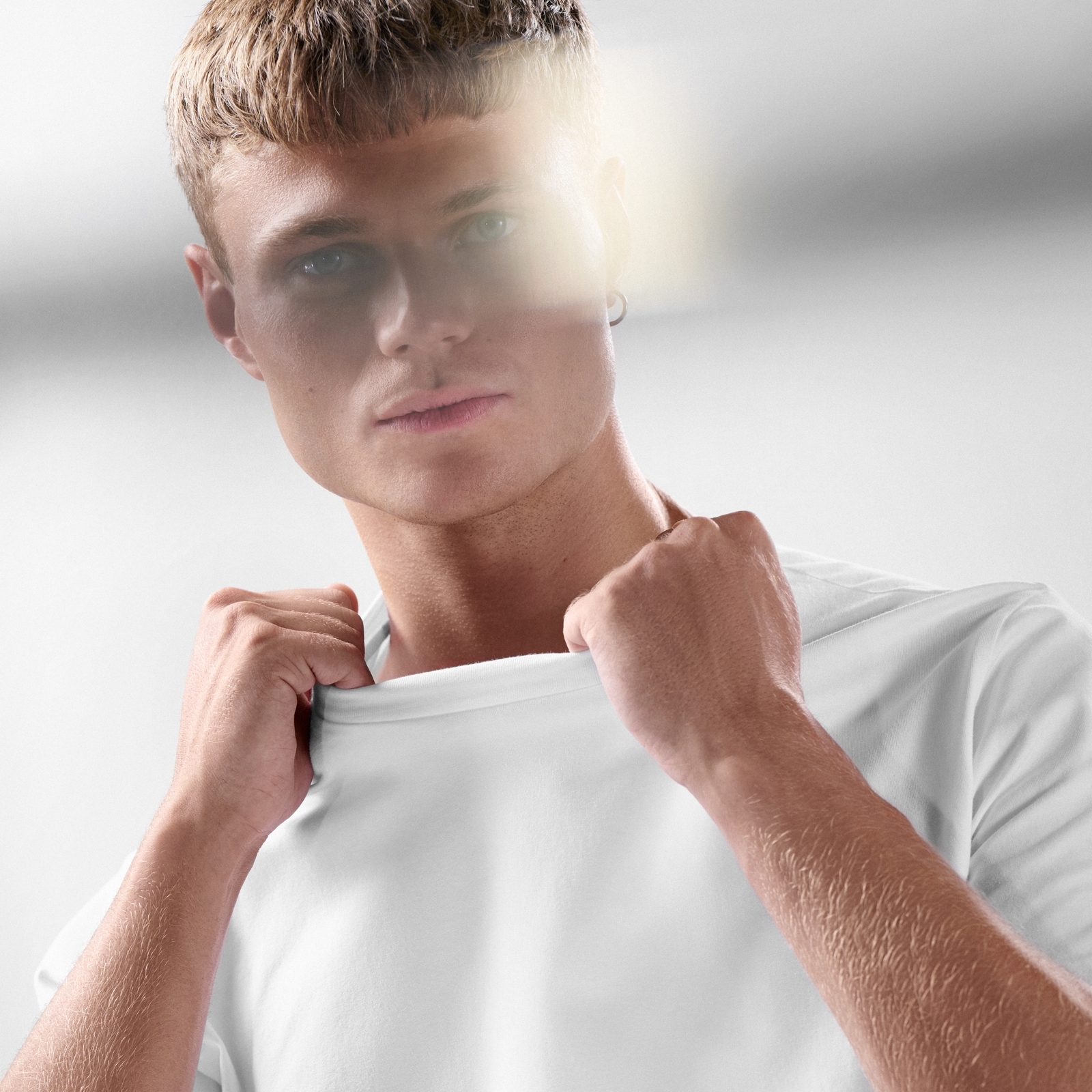 XXL - FlexFeel | 2er-Pack T-Shirts aus weißer Baumwolle - 6