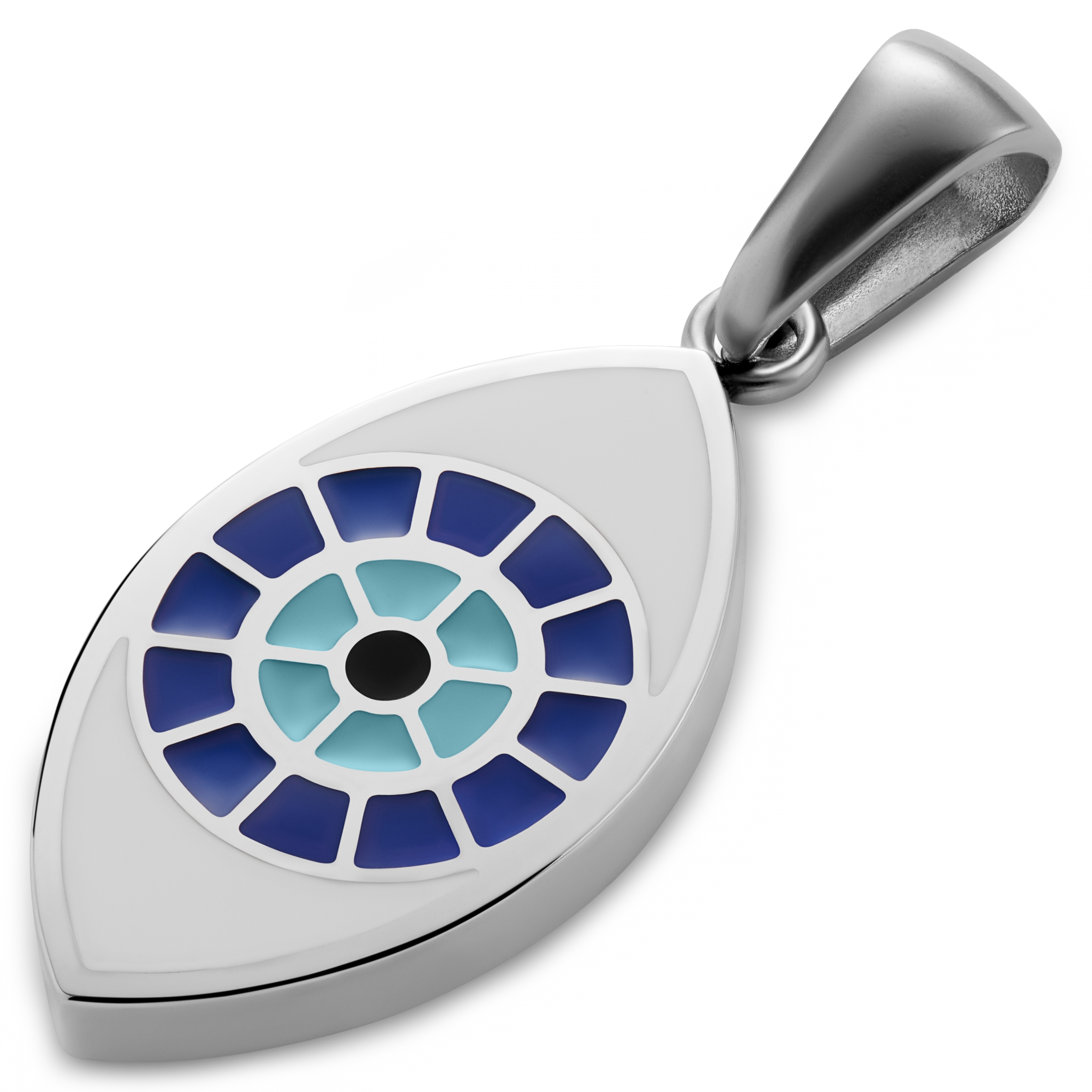 Evil Eye | Sølvfarvet Vedhæng - 2