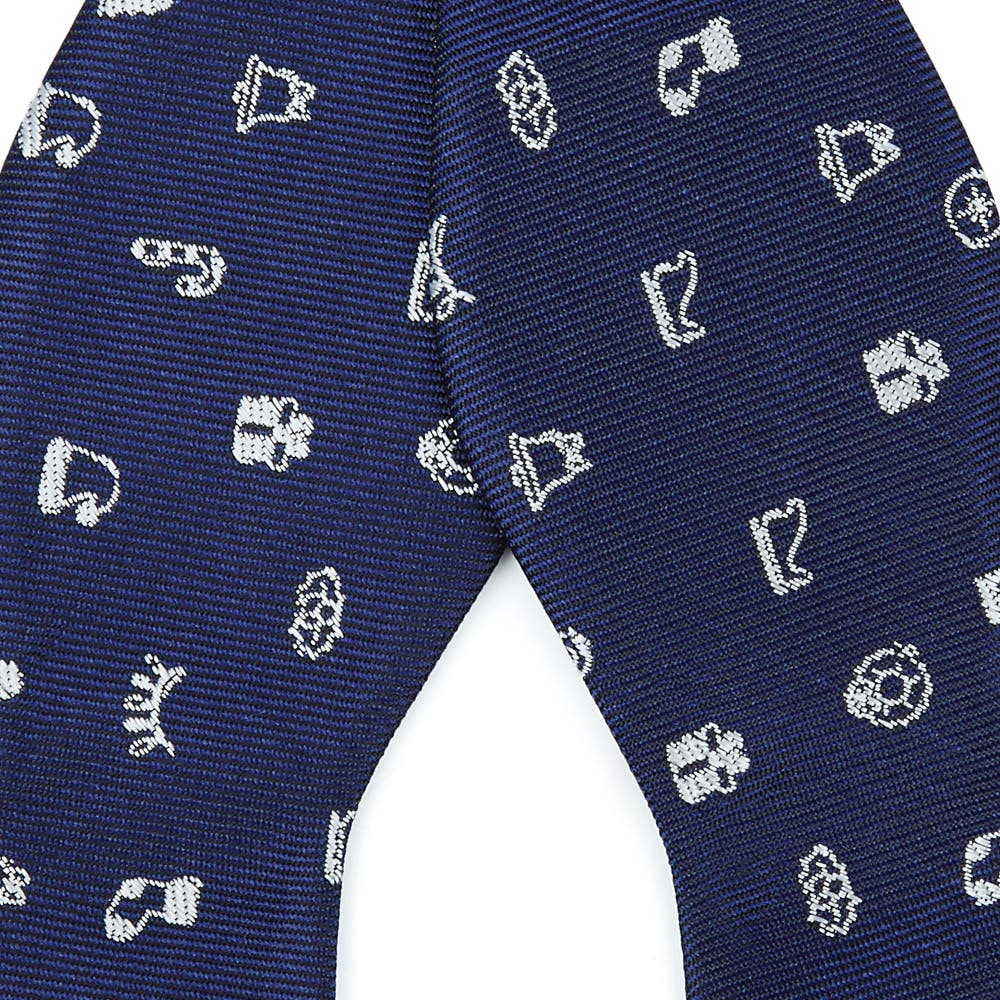 hover: Navy Christmas Self-Tie Bow Tie hover: Navy Christmas Self-Tie Bow Tie