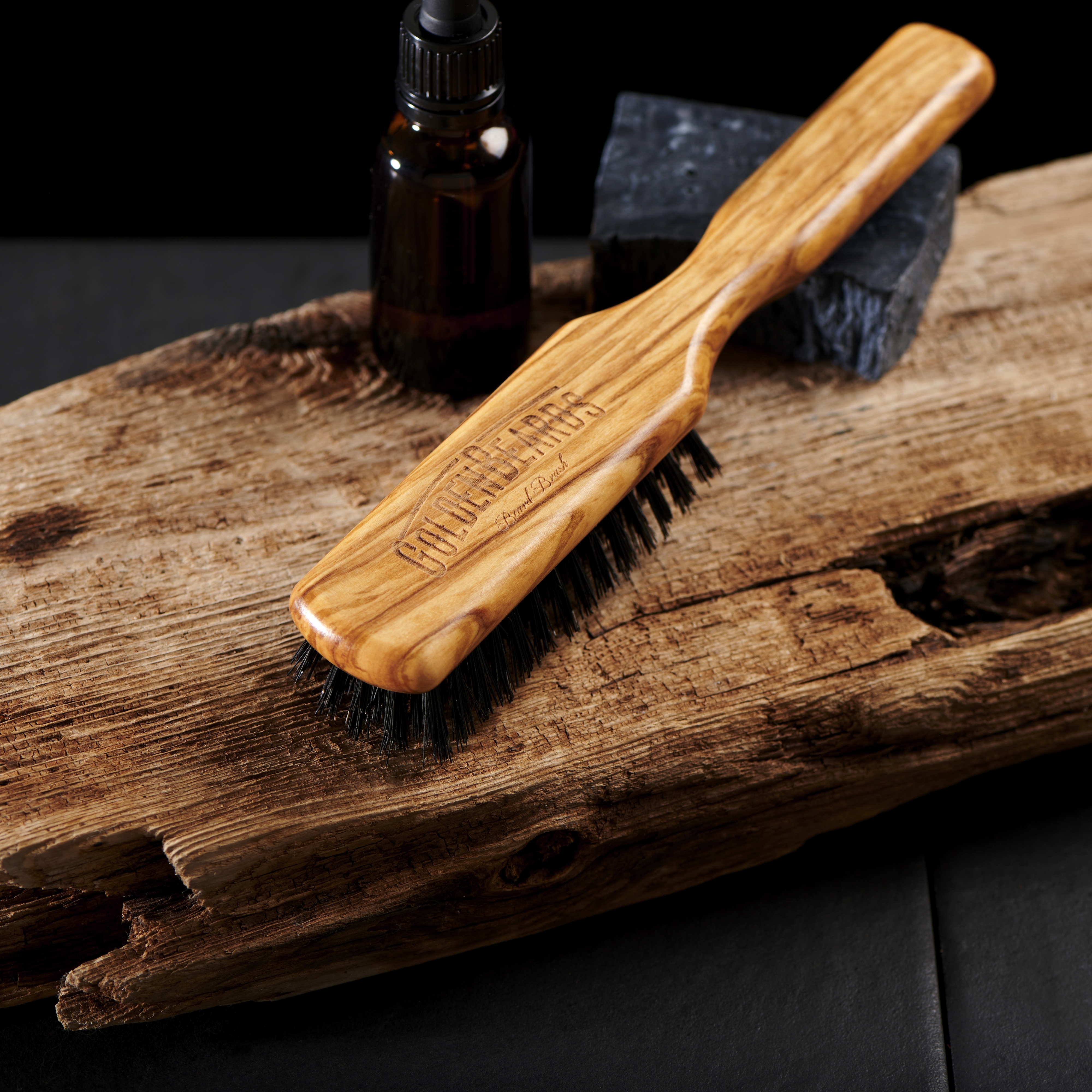 Olijvenhouten Baardborstel - 4