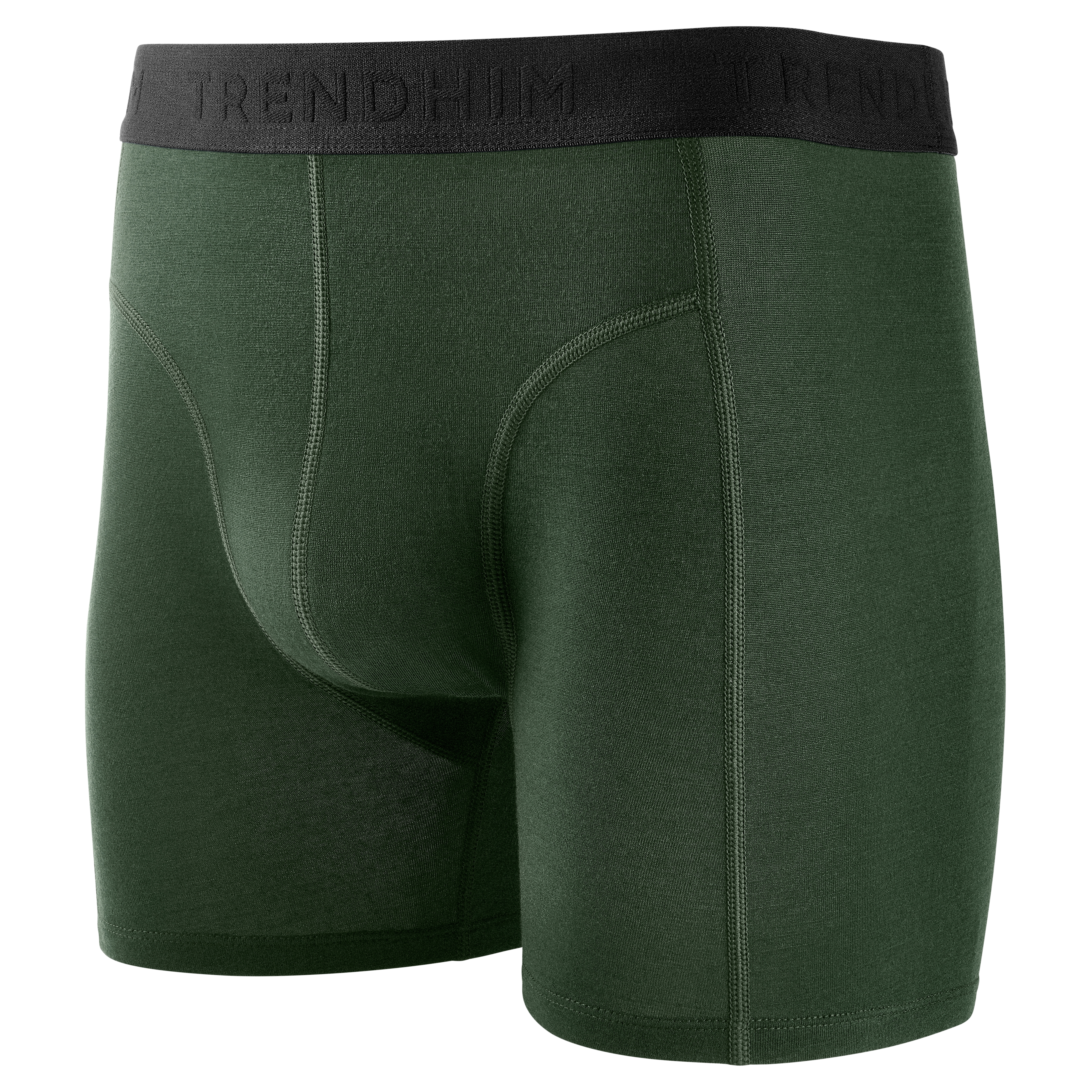 FeatherFeel | Olive Green Merino Wool Boxer Briefs - 2