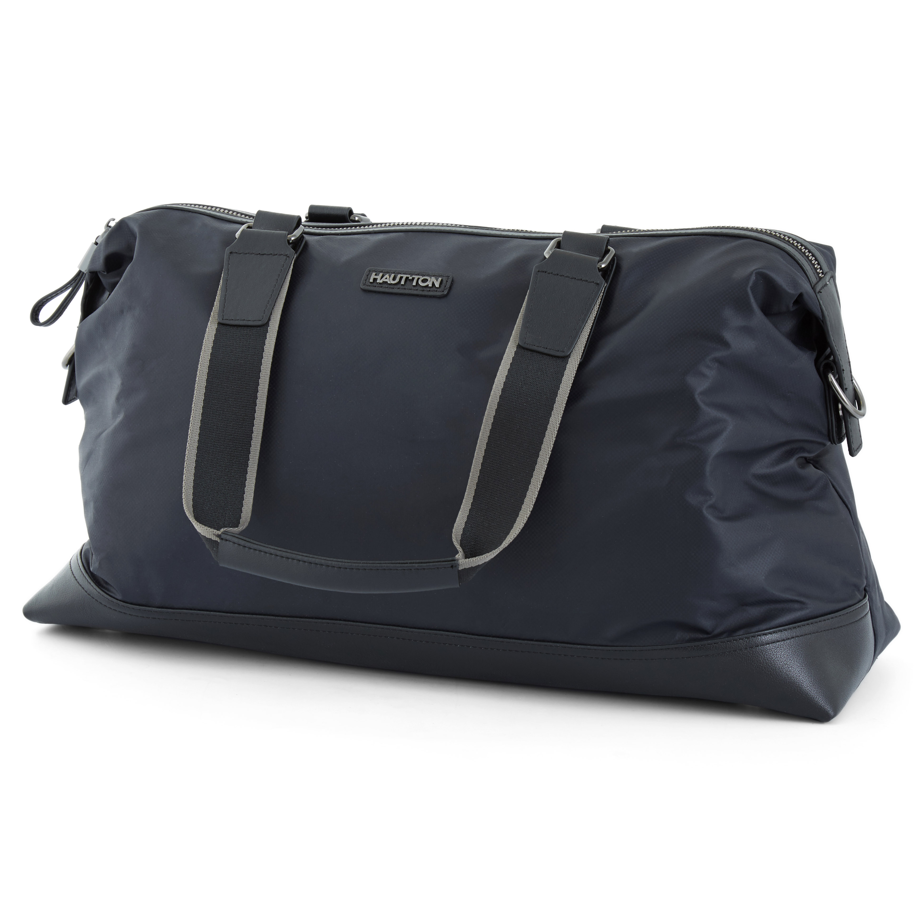 Granatowa-czarna torba podróżna - 1