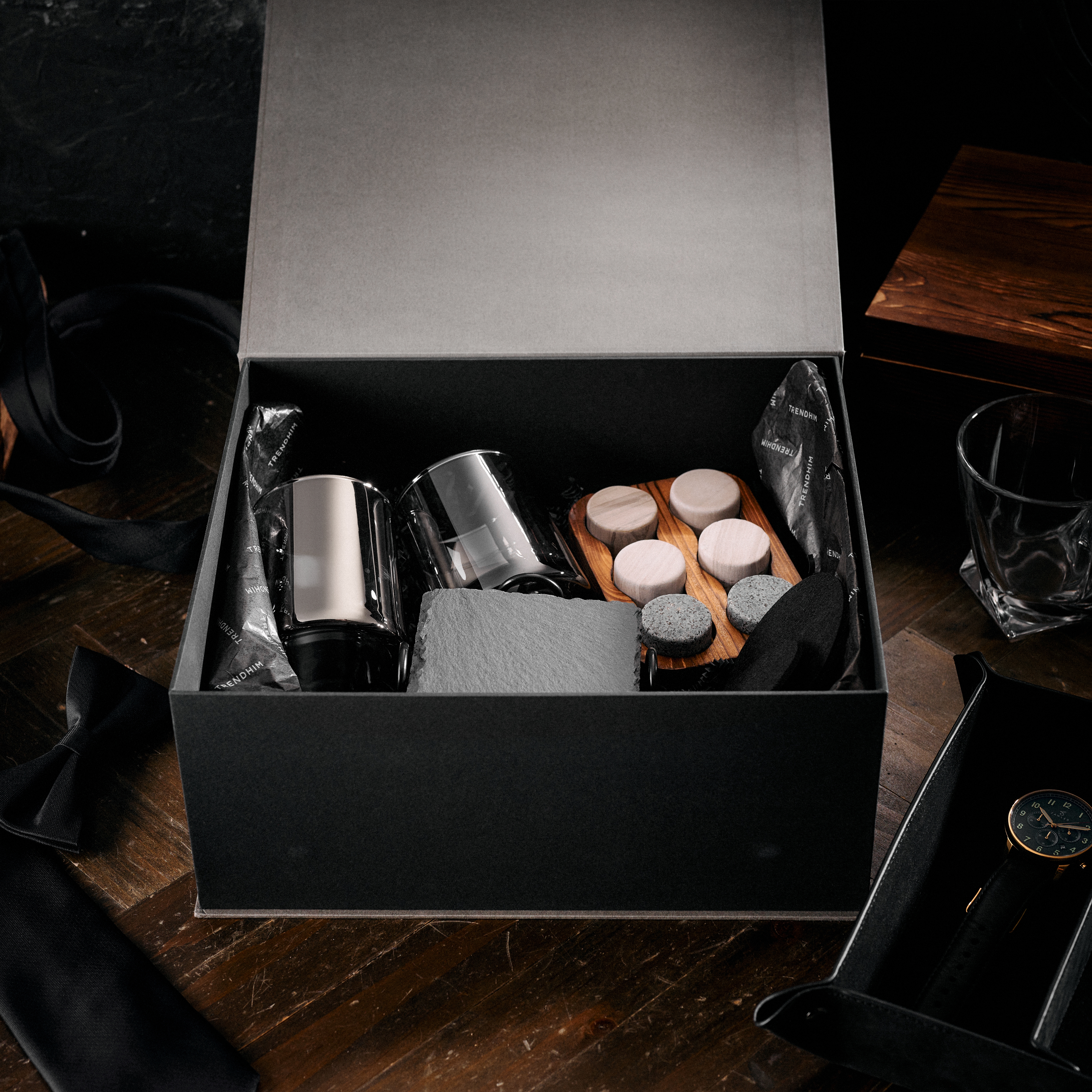 Luxe Geschenkset voor Whiskykenners | Stenen Onderzetters - 4