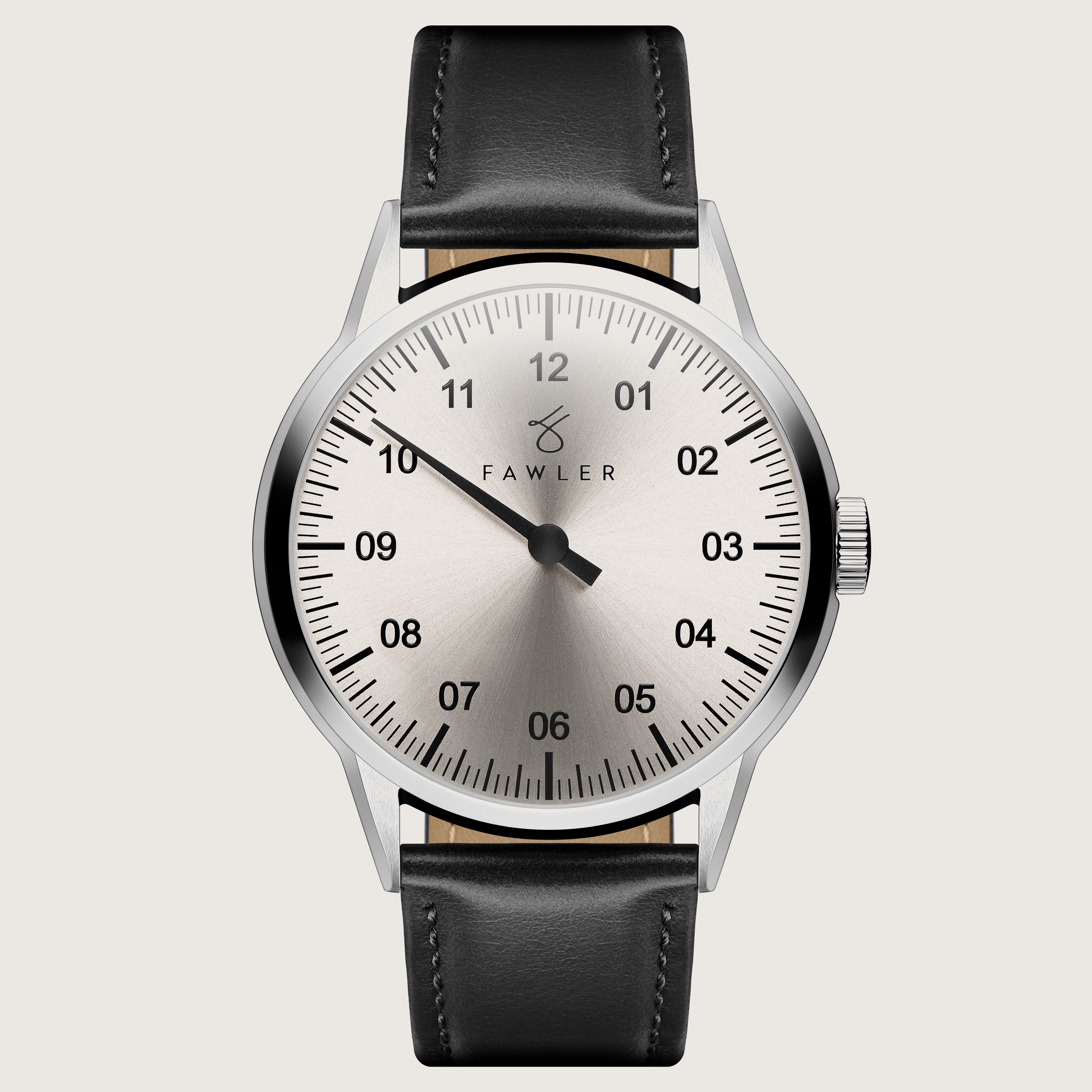 Paz | Silver-tone Stainless Steel One-hand Dress Watch | In 