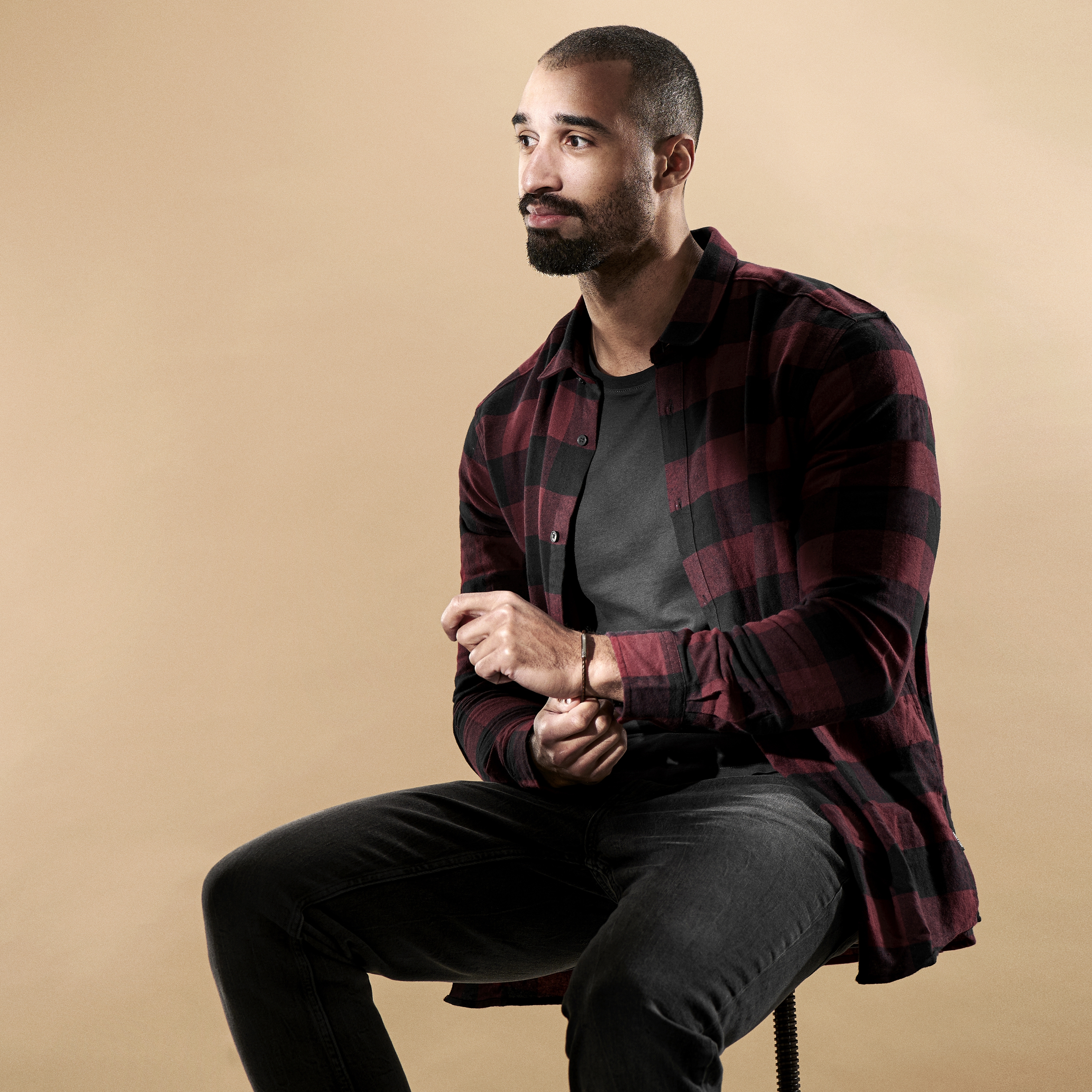 Collins 3 mm Brown Leather Bracelet - 4