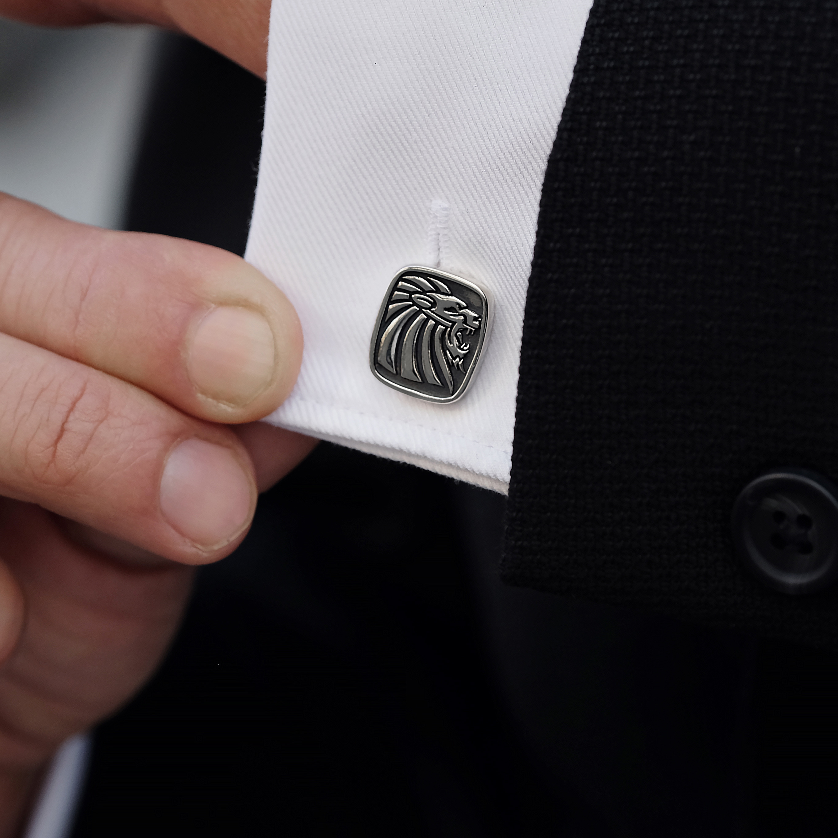 Lion Tribute 925s Cufflinks - 4