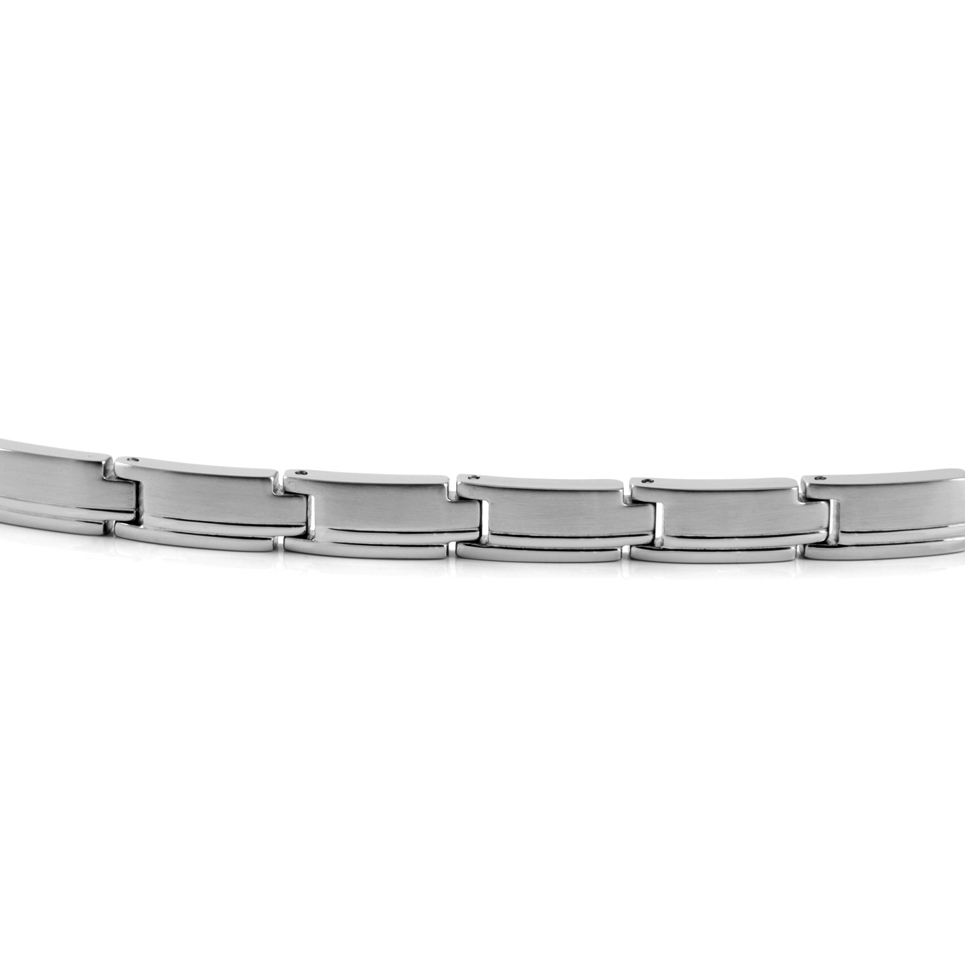 Stylish Two-split Magnet Steel Bracelet - 3