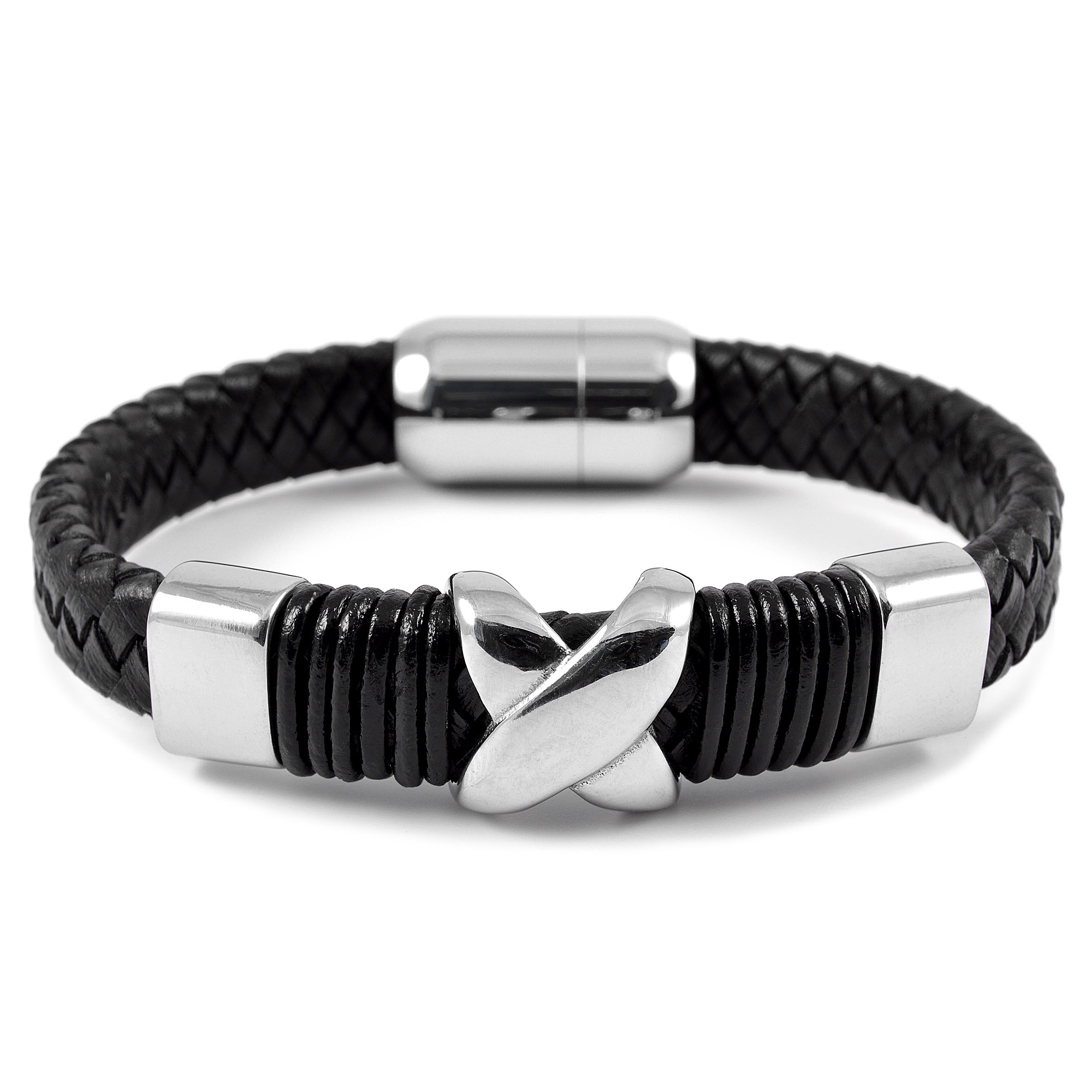 X Bullet Lederarmband - 1