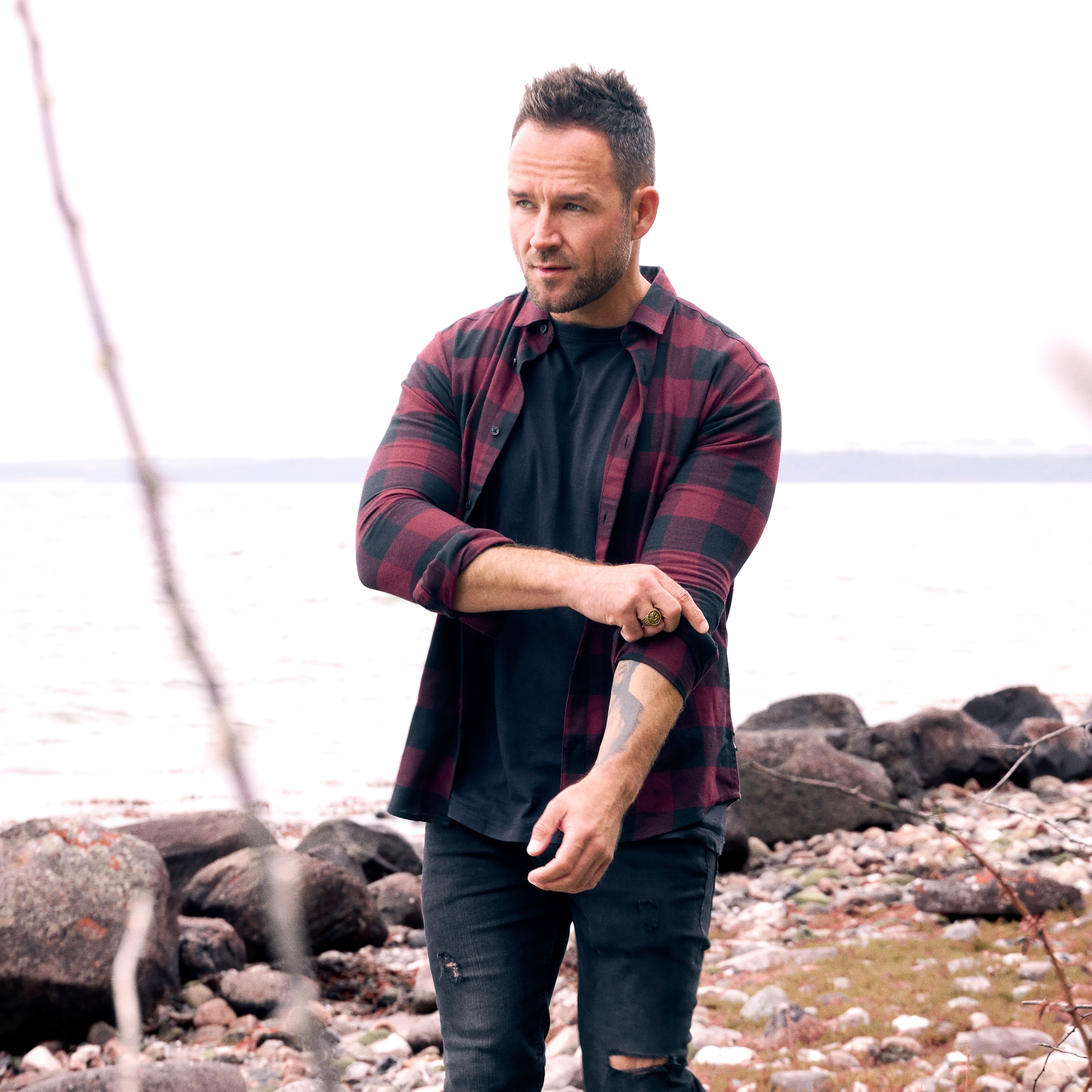 Obelius | Vintage Gold-tone Hercules Coin Signet Ring - 3