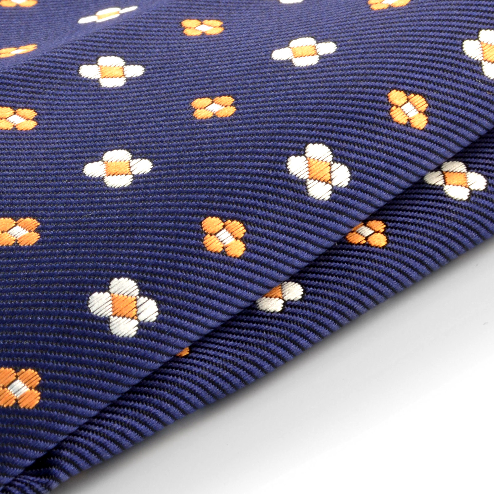 Pochette de costume bleue à motif floral - 2