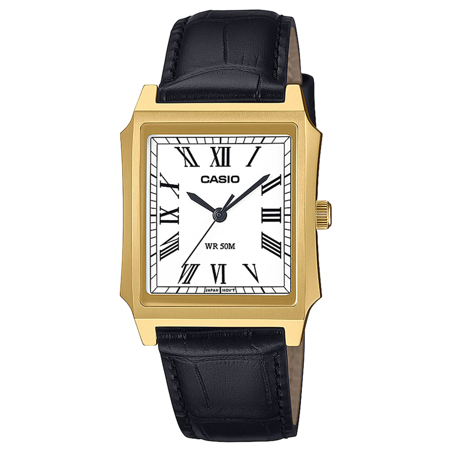 Casio Timeless MTP-B190GL-7BVEF goudkleurig kwartshorloge van roestvrij staal Casio Timeless MTP-B190GL-7BVEF goudkleurig kwartshorloge van roestvrij staal