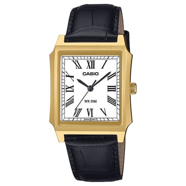 Casio Timeless MTP-B190GL-7BVEF goudkleurig kwartshorloge van roestvrij staal Casio Timeless MTP-B190GL-7BVEF goudkleurig kwartshorloge van roestvrij staal