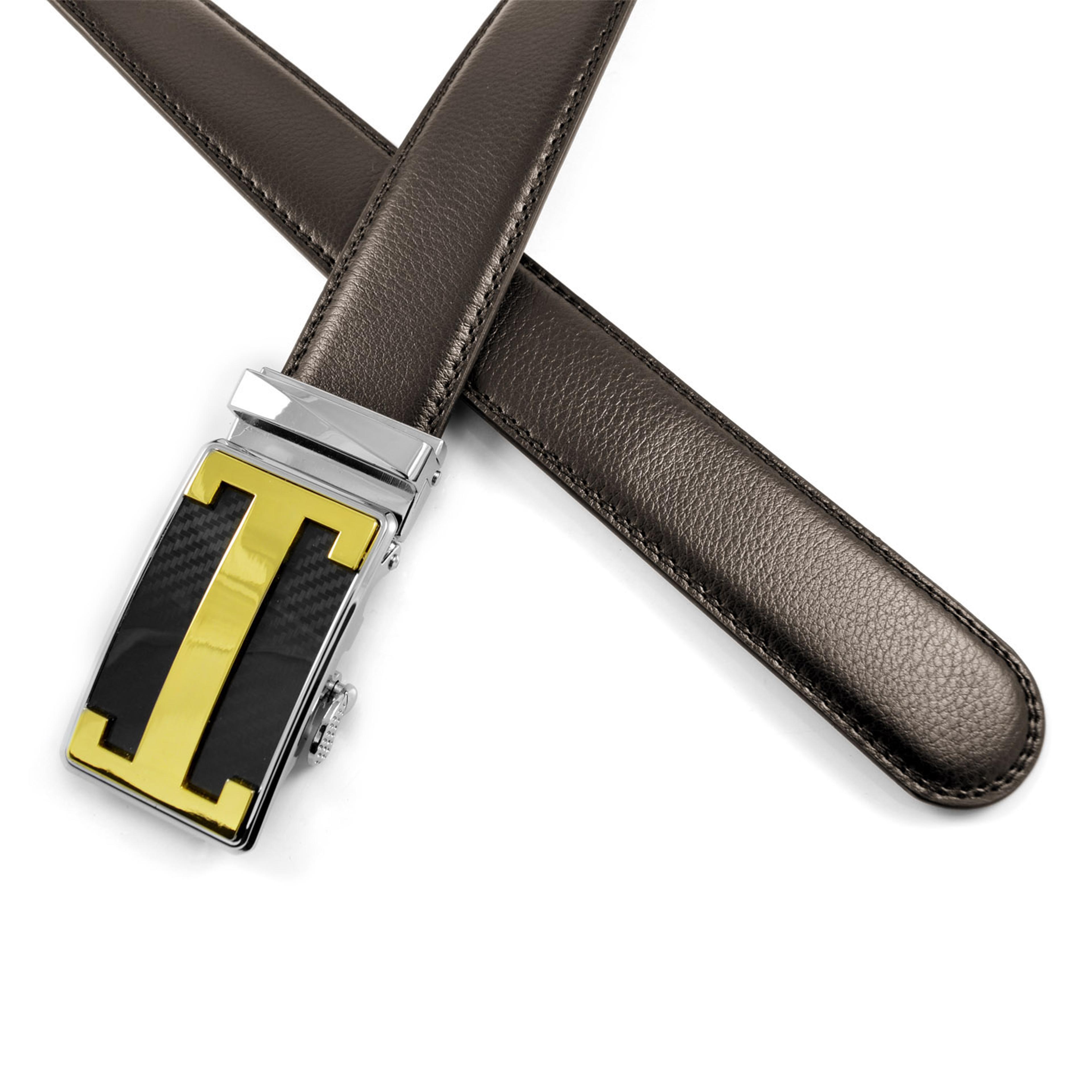 Ceinture automatique marron détail CB - 2