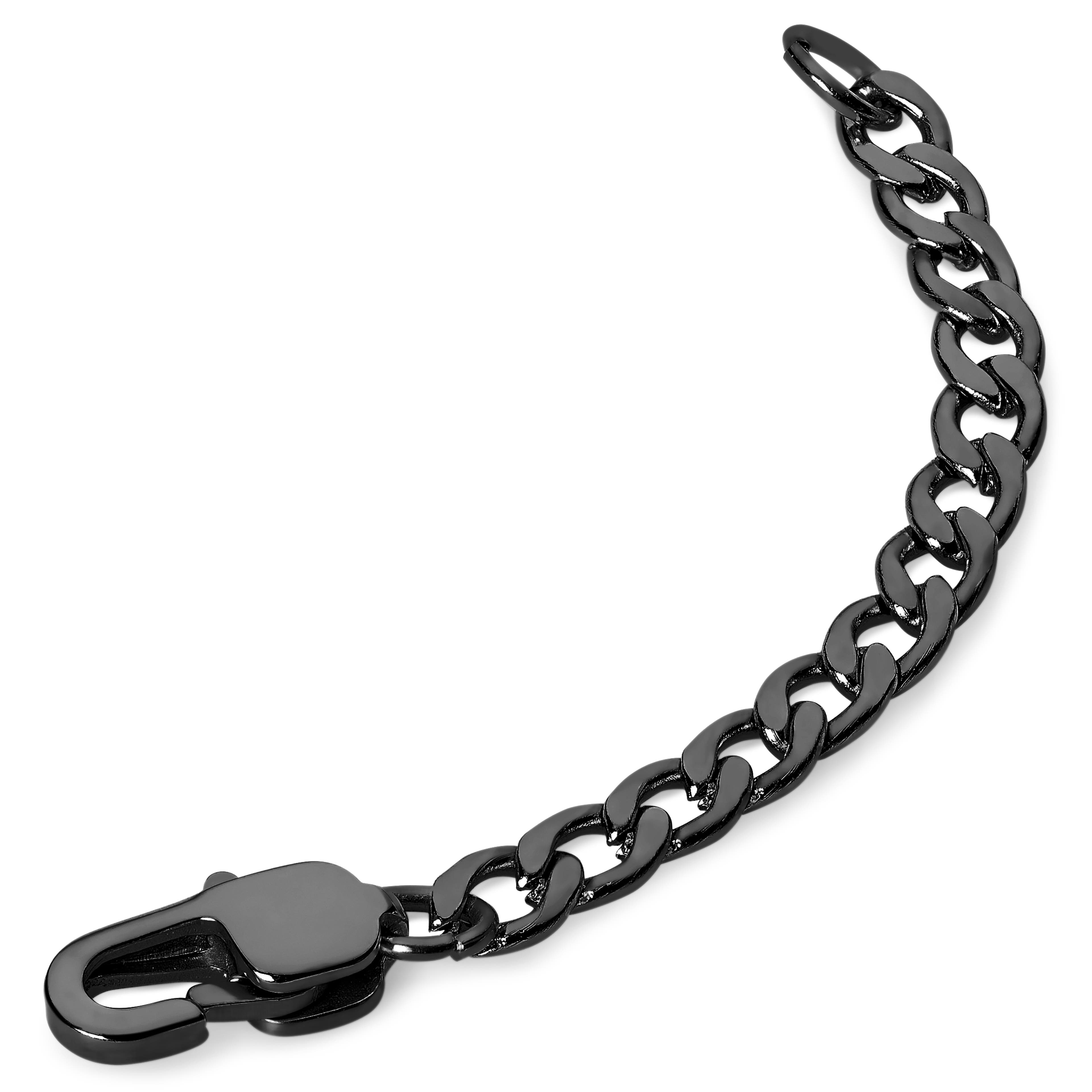 Essentials | 5 cm Gunmetal Black Extension Chain