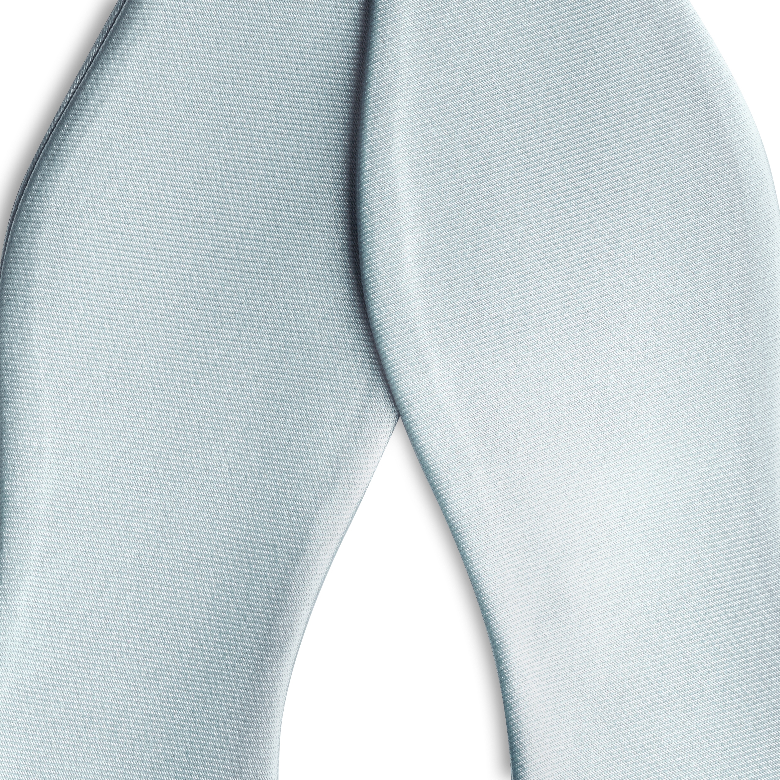 Арктическосиня сатенена папийонка за връзване - 2