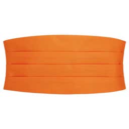 Pas smokingowy w odważnym pomarańczowym kolorze Basic